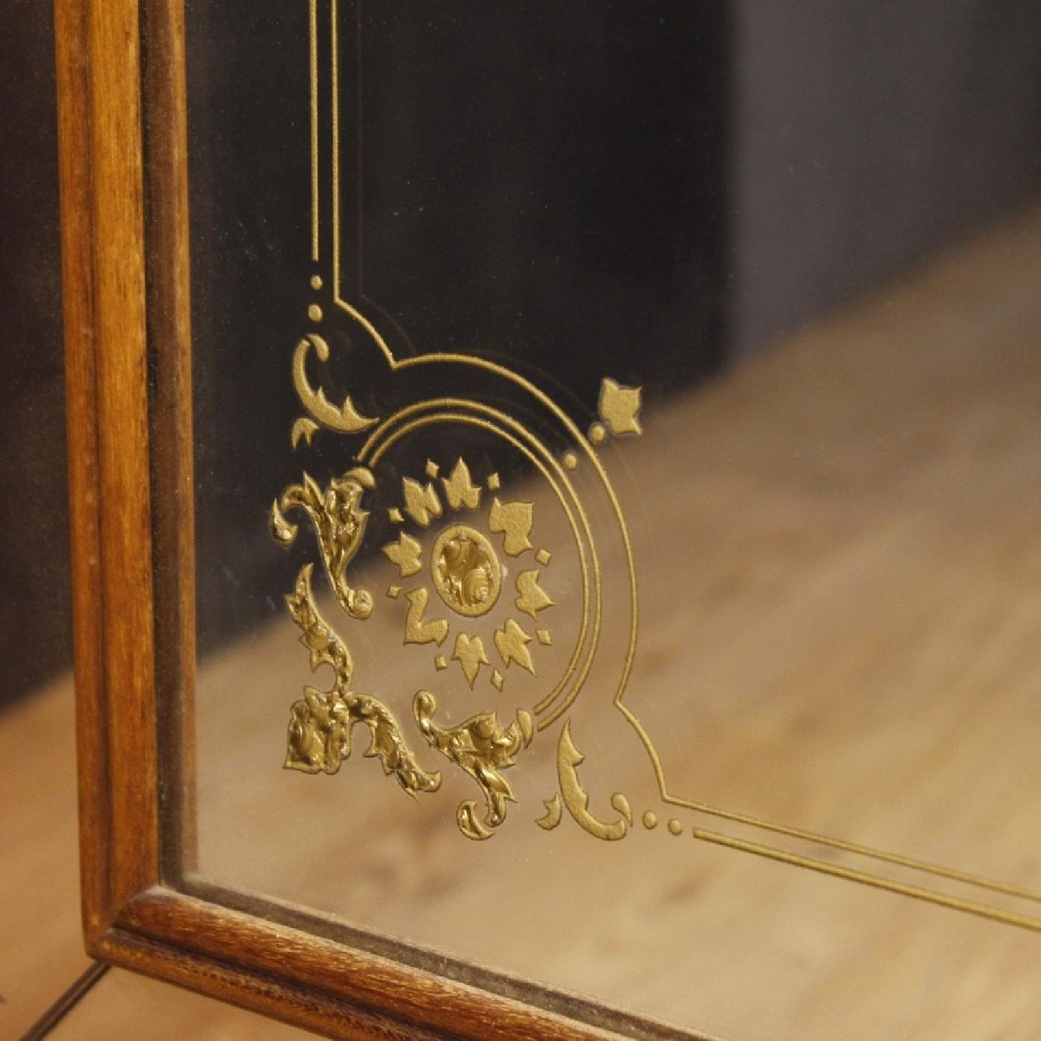 Italian Sideboard in Lacquered & Gilded Wood w/ Mirrors - image-8