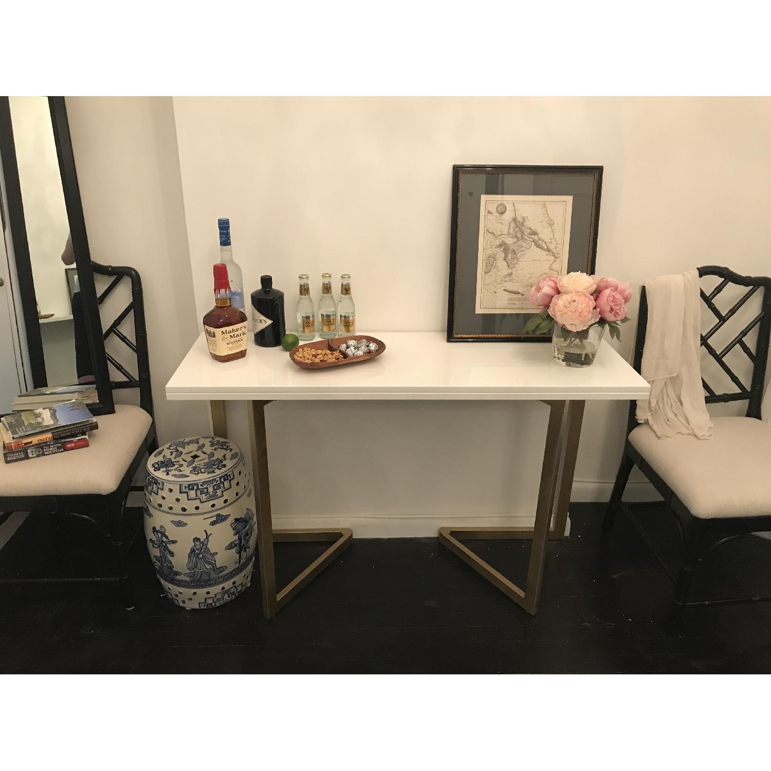 Flip Space Saving Console/Dining Table - image-1