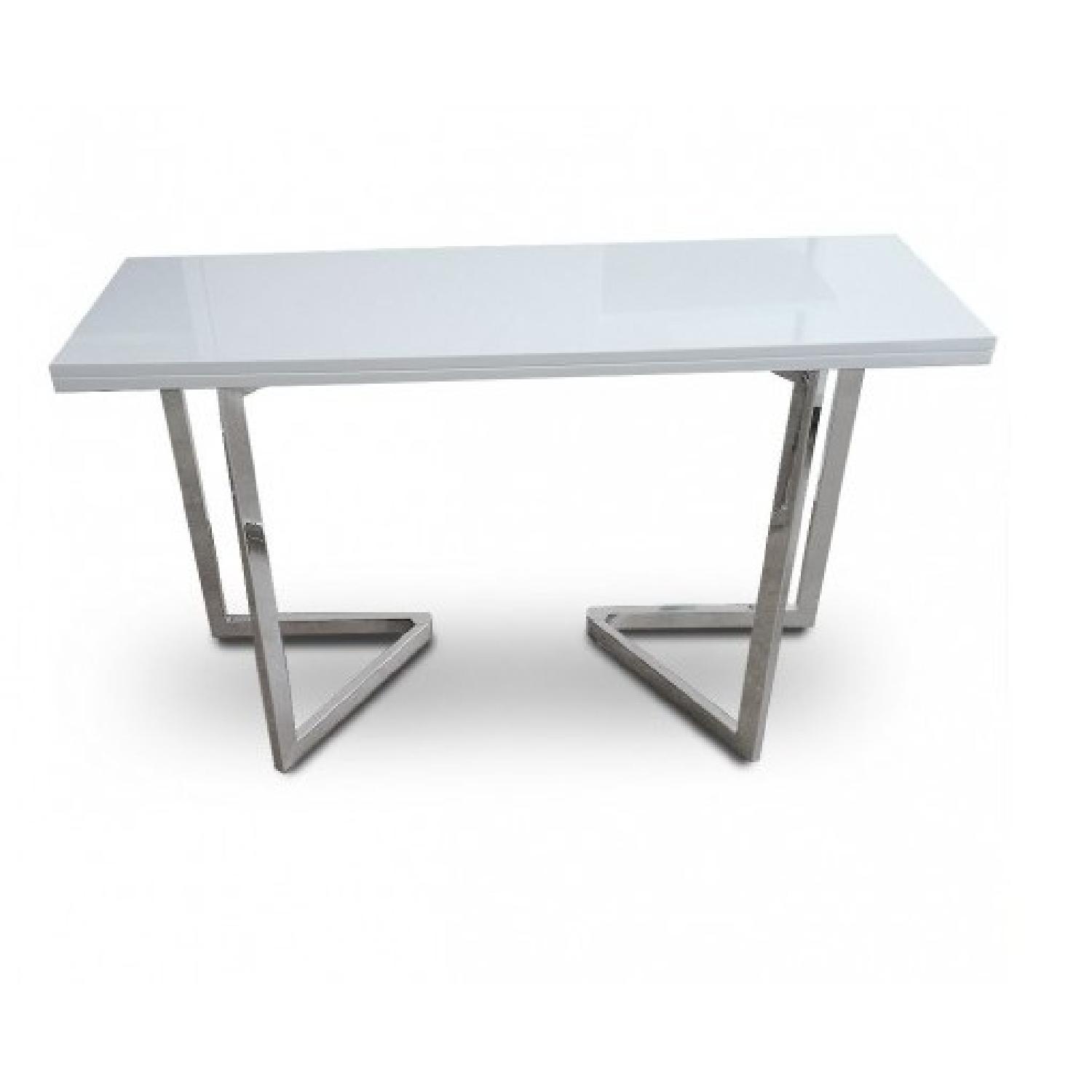 Flip Space Saving Console/Dining Table - image-0