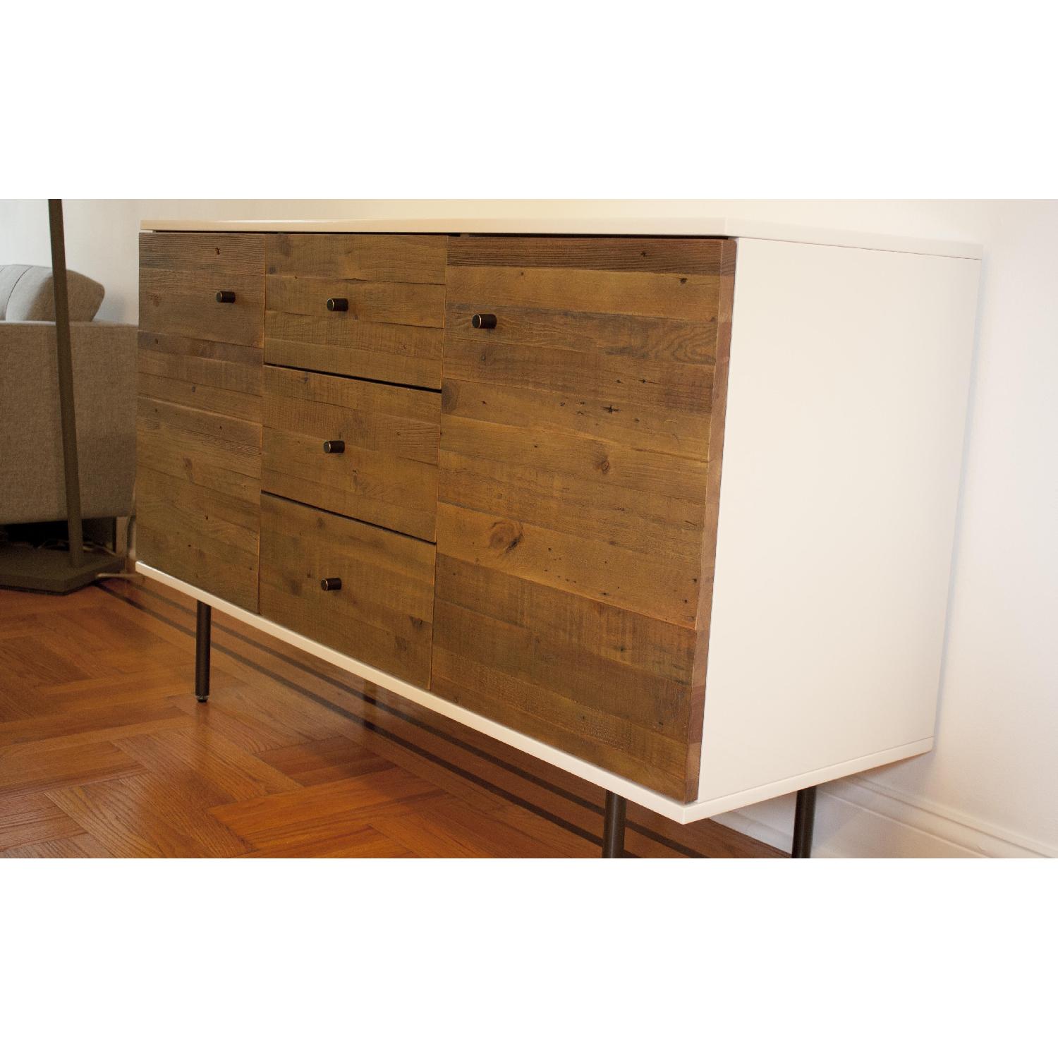 West Elm Reclaimed Wood & Lacquer Buffet - image-2