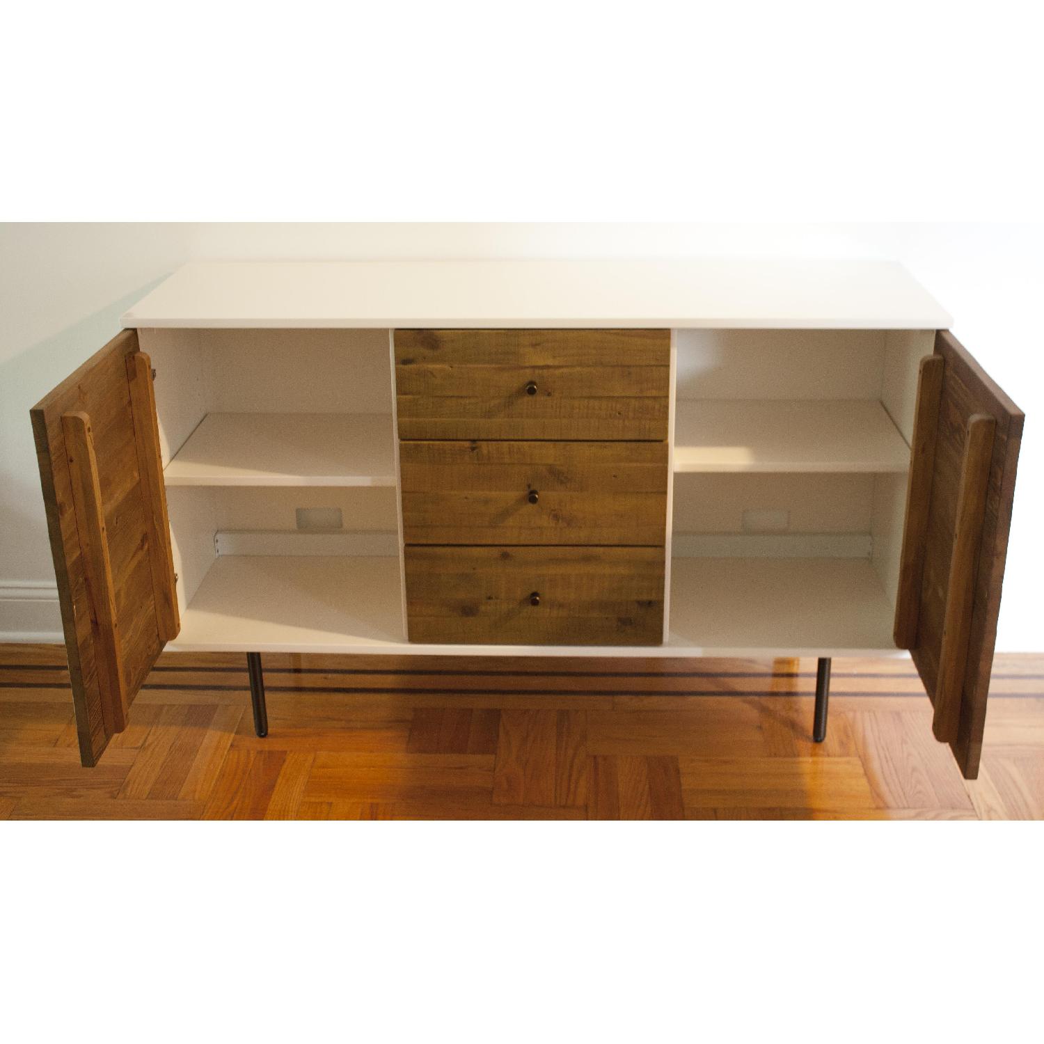 West Elm Reclaimed Wood & Lacquer Buffet - image-3