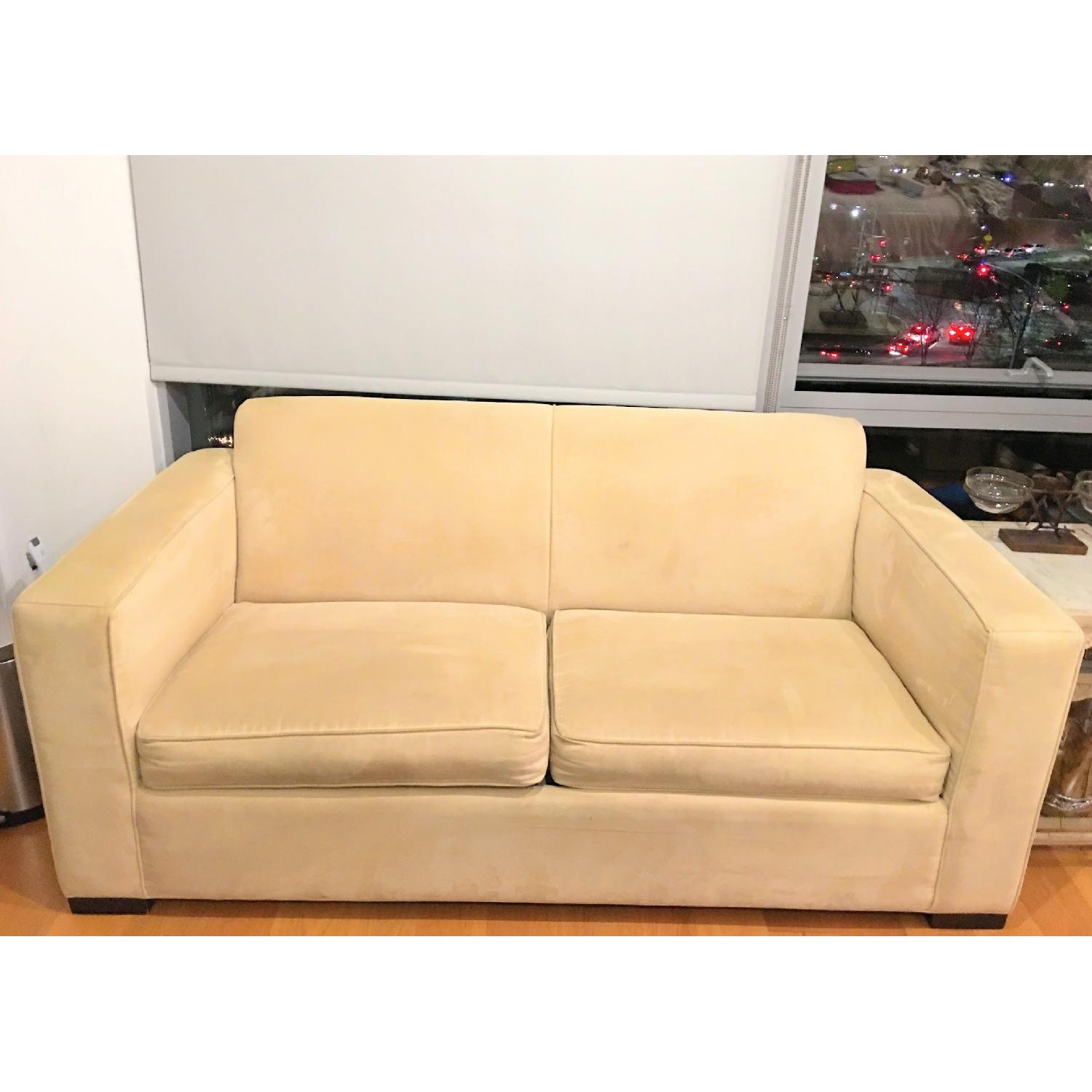 Microsuede Sleeper Sofa - image-1