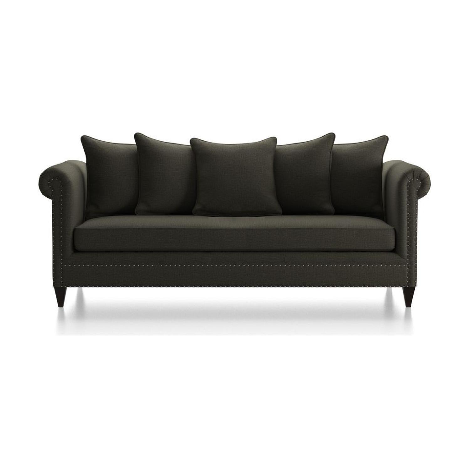 Crate & Barrel Durham Pillow Back Sofa - image-0