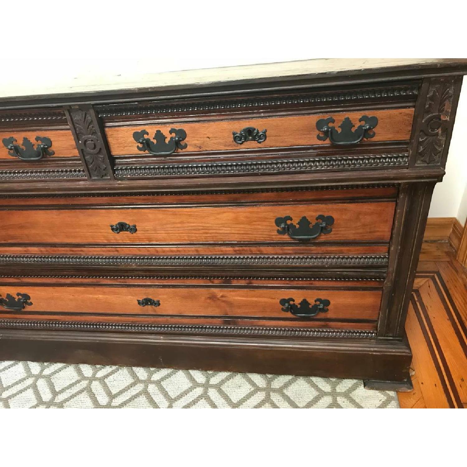 Antique Chest Of Drawers/Sideboard/Dresser - image-5