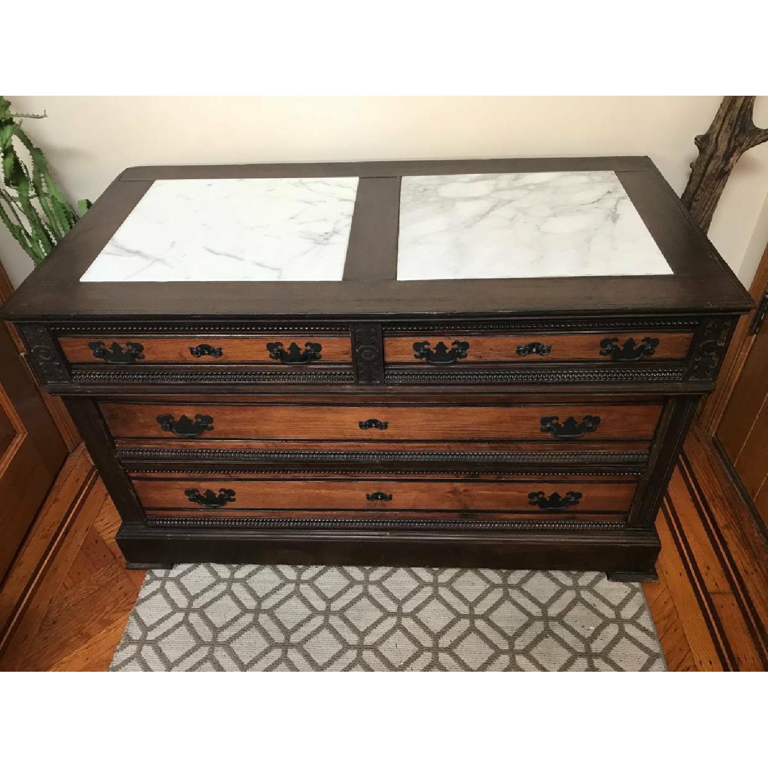 Antique Chest Of Drawers/Sideboard/Dresser - image-6