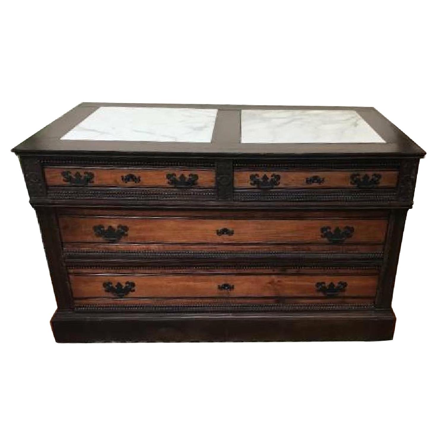 Antique Chest Of Drawers/Sideboard/Dresser - image-0