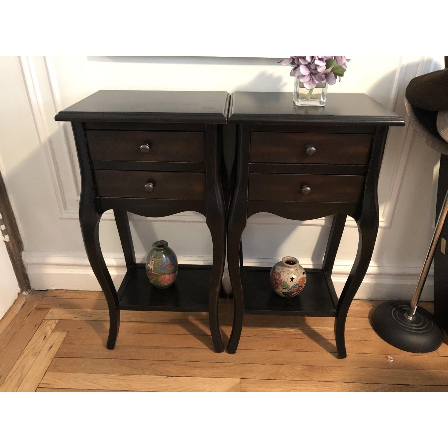 Pier 1 2 Drawer Nightstands - image-1