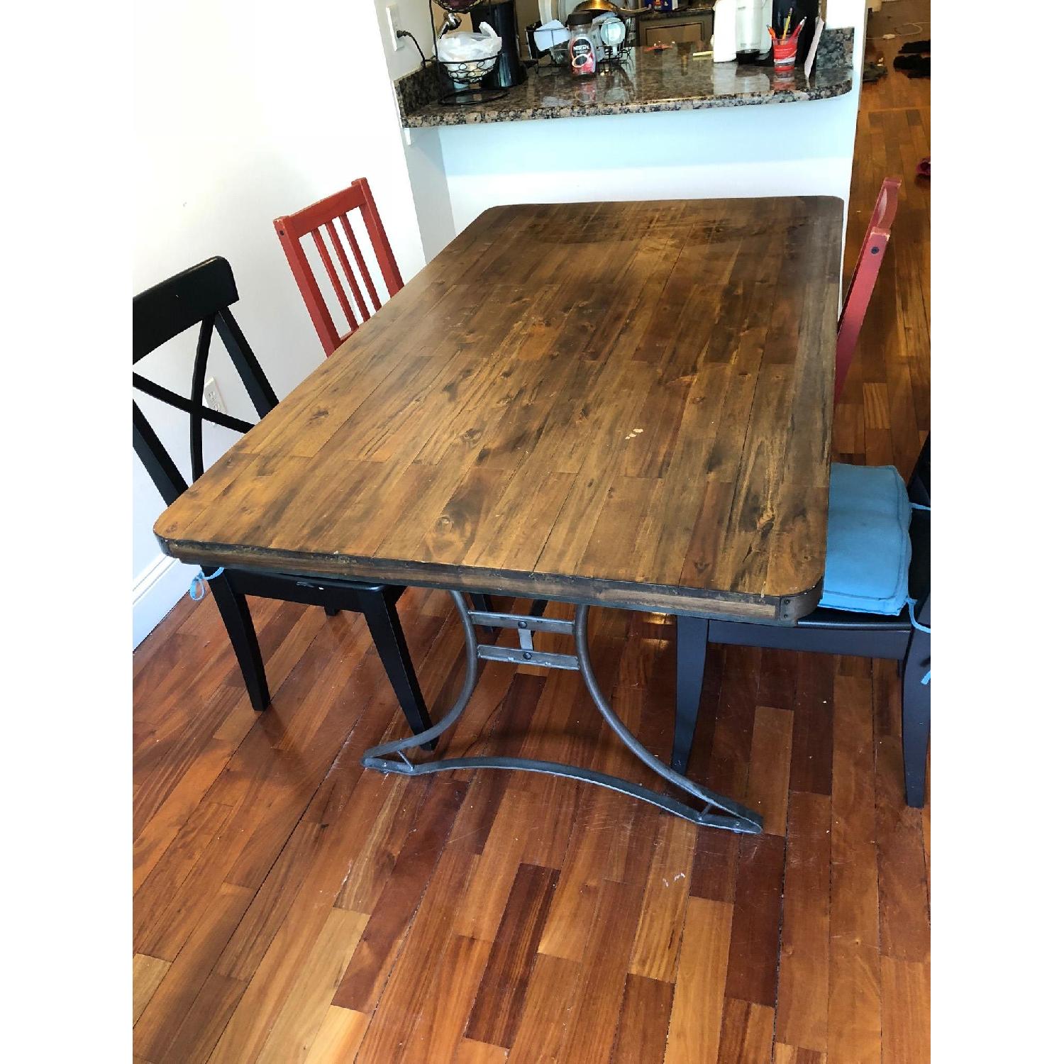World Market Dining Table w/ 4 Chairs - image-1