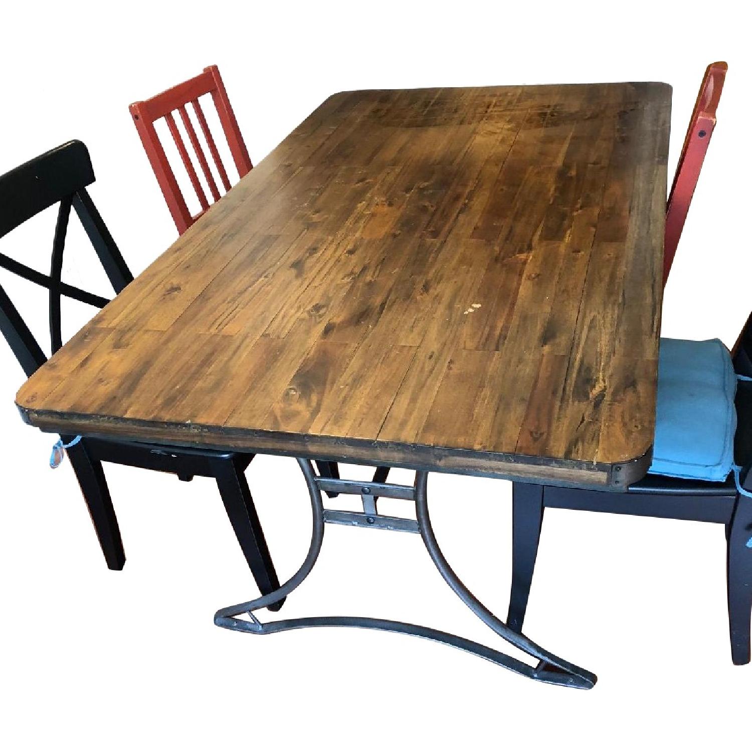 World Market Dining Table w/ 4 Chairs - image-6