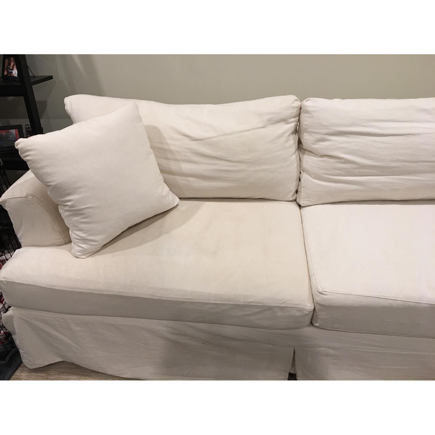 Klaussner Bentley Slipcover Sectional Sofa w/ Chaise - image-4