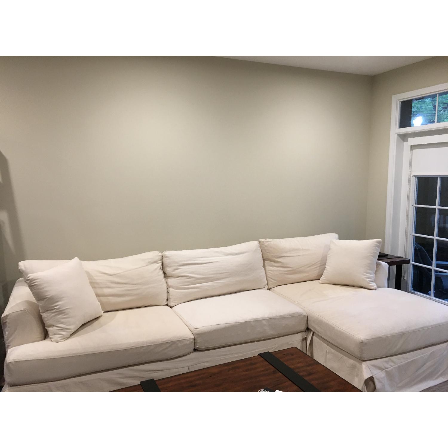 Klaussner Bentley Slipcover Sectional Sofa w/ Chaise - image-5