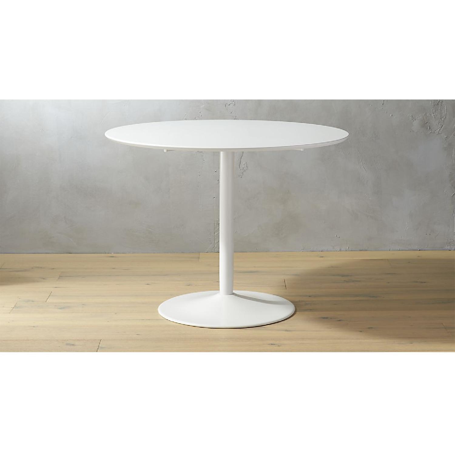 CB2 Odyssey White Dining Table - AptDeco
