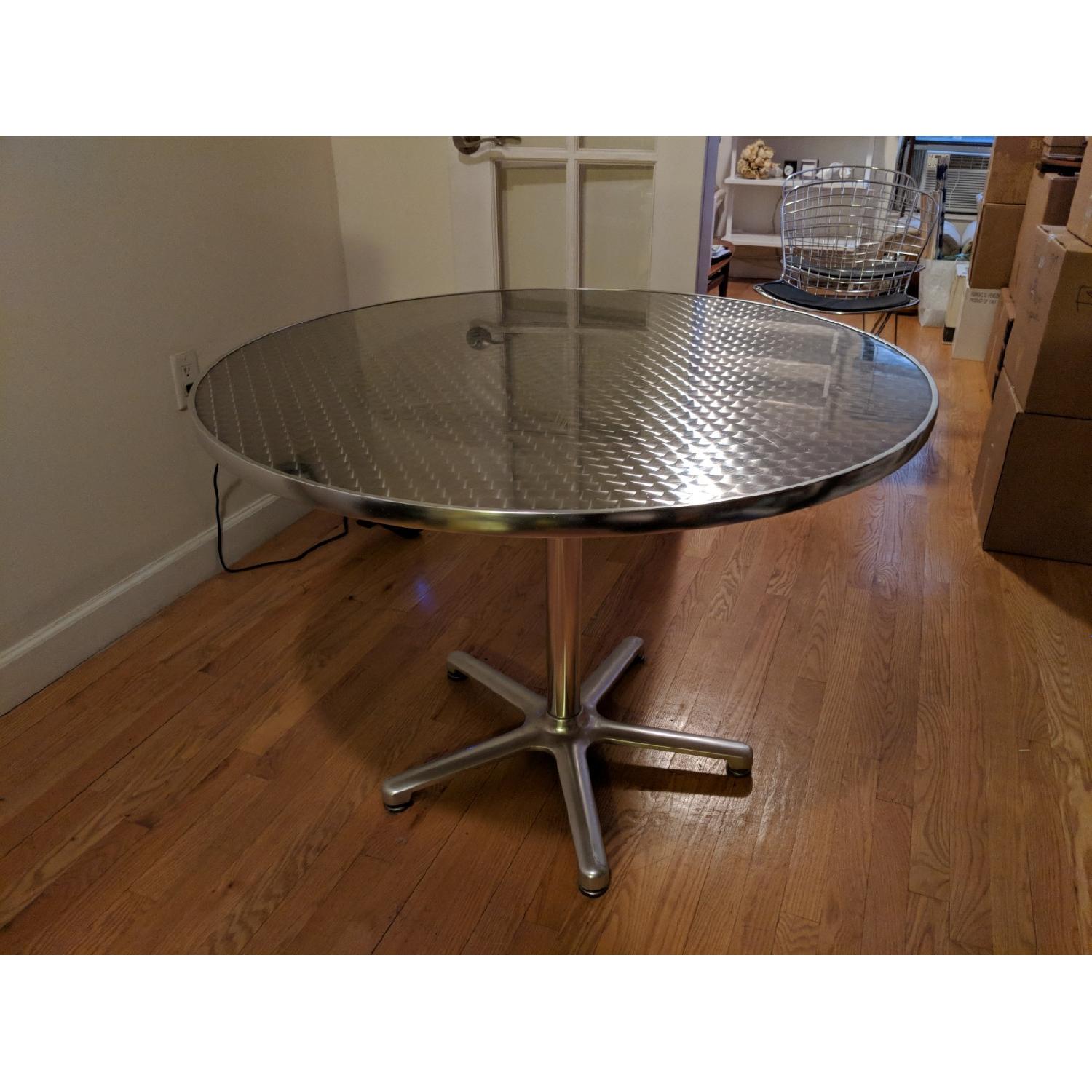 Design Within Reach Inox Round Dining Table - image-1