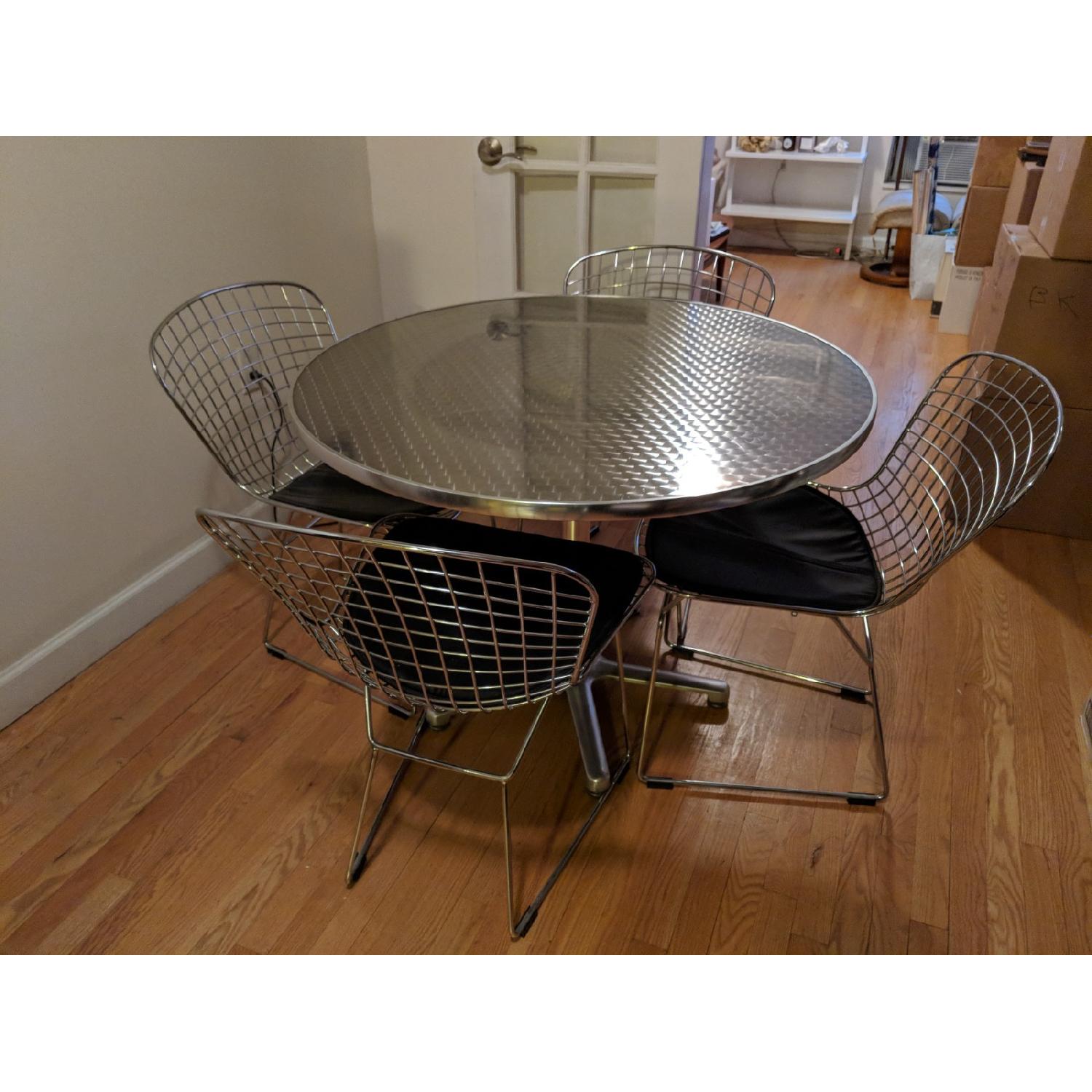 Design Within Reach Inox Round Dining Table - image-3