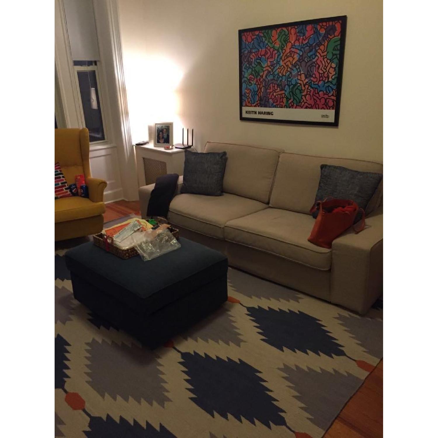 Ikea Ektorp Beige 3 Seater Sofa - image-2