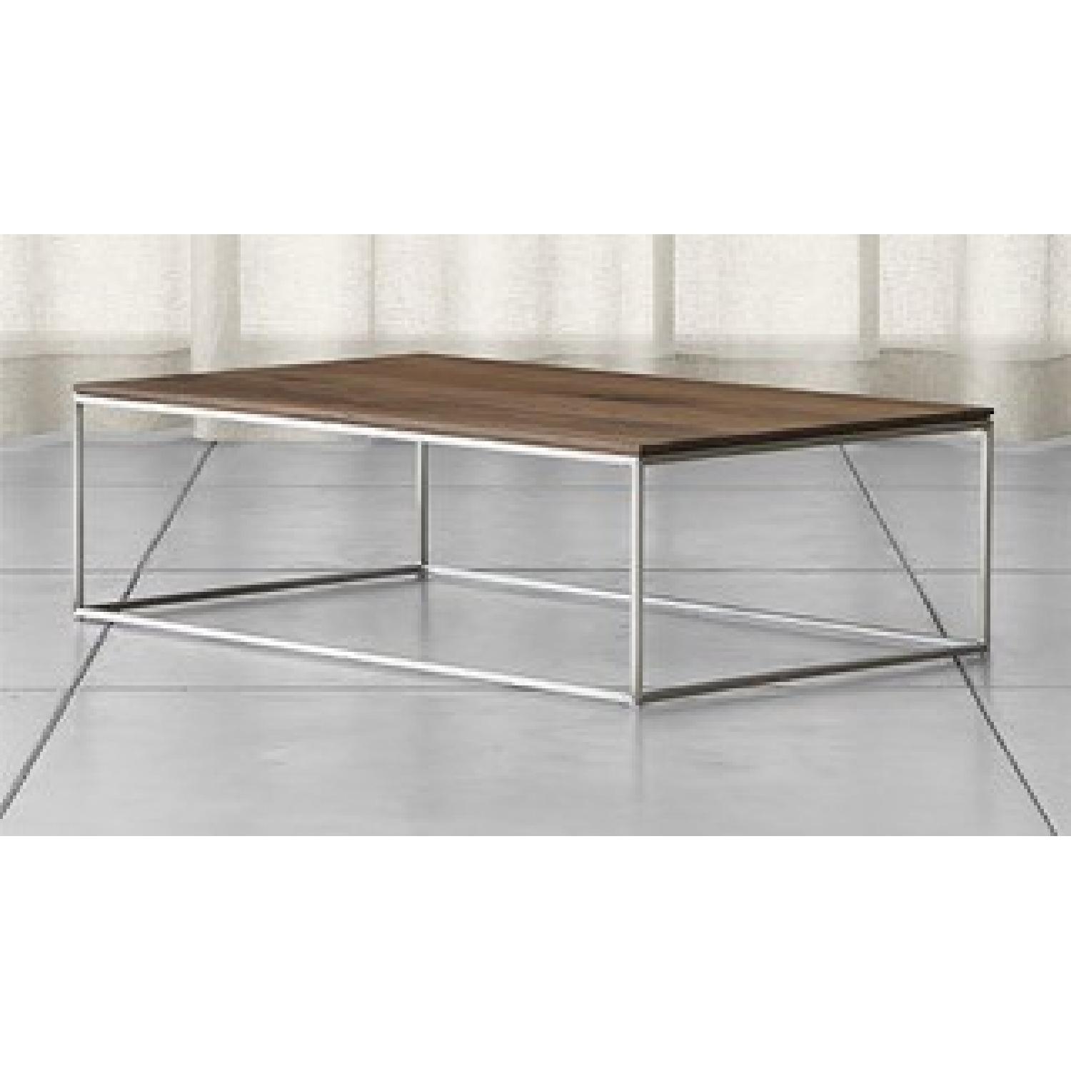 Crate & Barrel Frame Medium Coffee Table - image-1