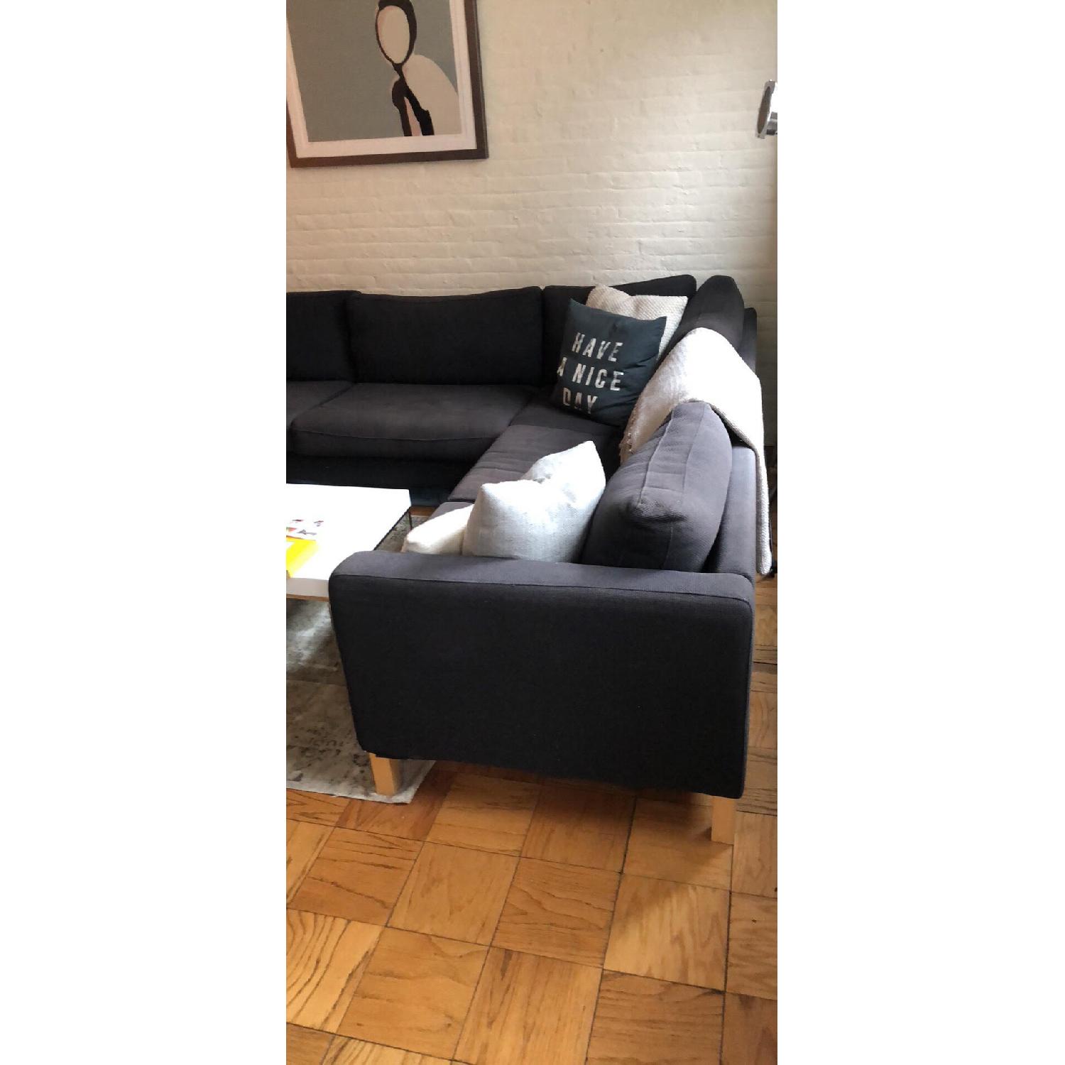 Ikea Karlstad Corner Sectional Sofa AptDeco