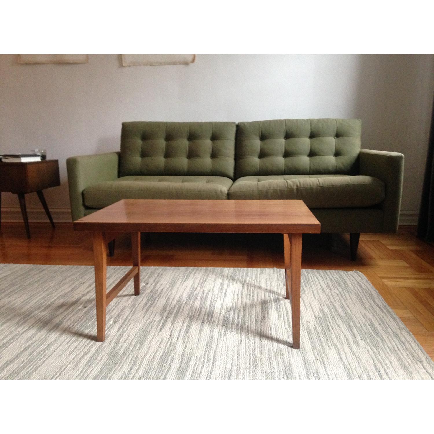 Crate & Barrel Petrie Mid Century Sofa - image-1