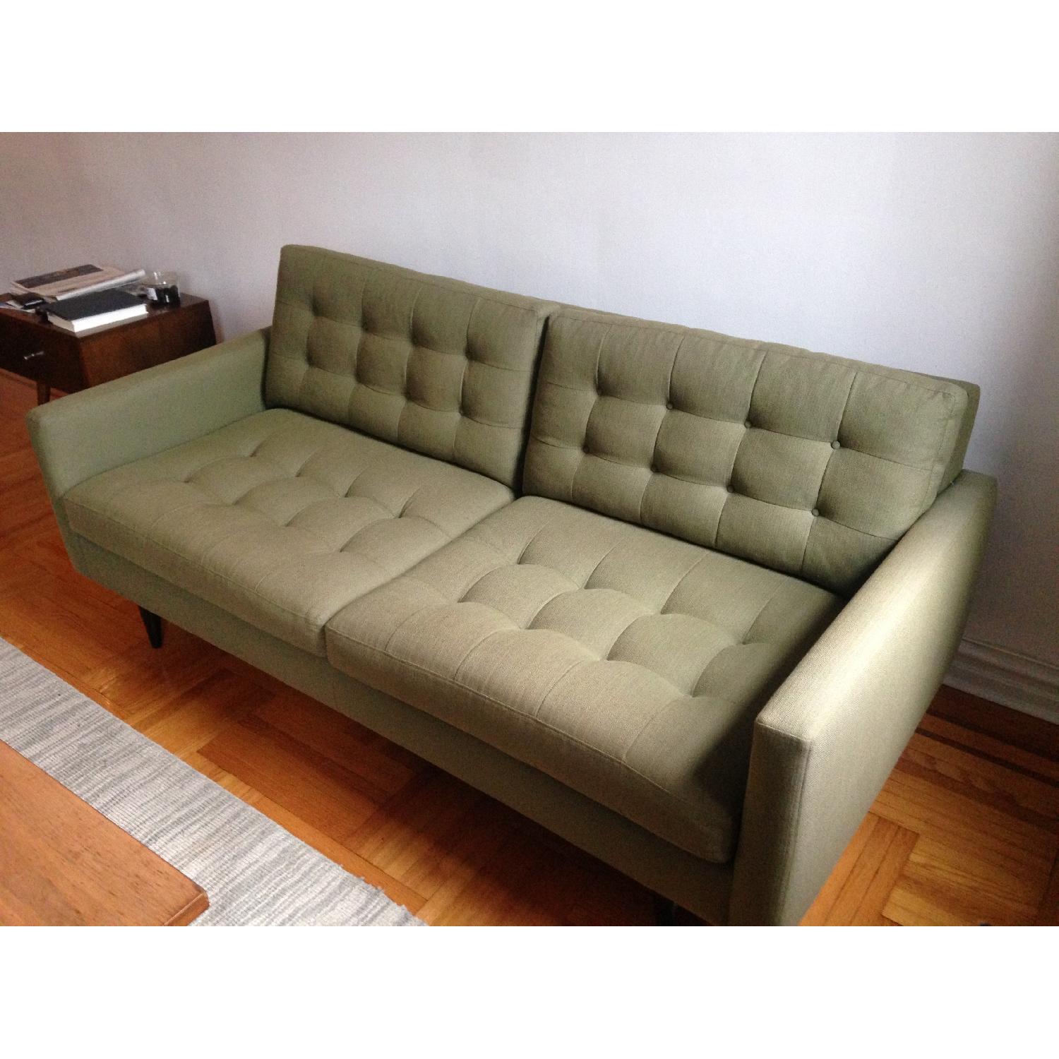 Crate & Barrel Petrie Mid Century Sofa - image-2