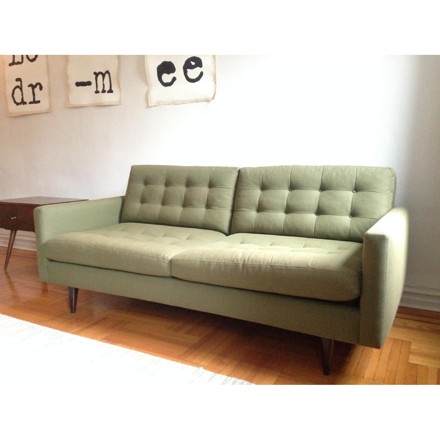 Crate & Barrel Petrie Mid Century Sofa - image-3