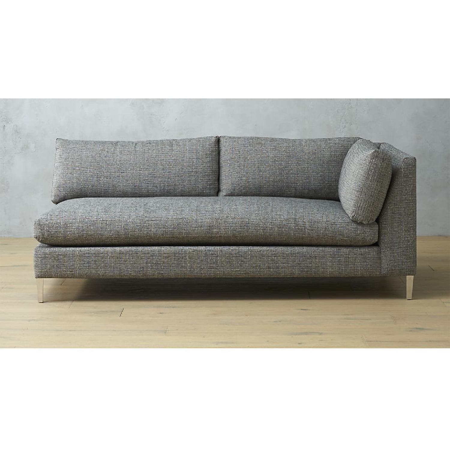 CB2 Decker Grey Sofa - image-1