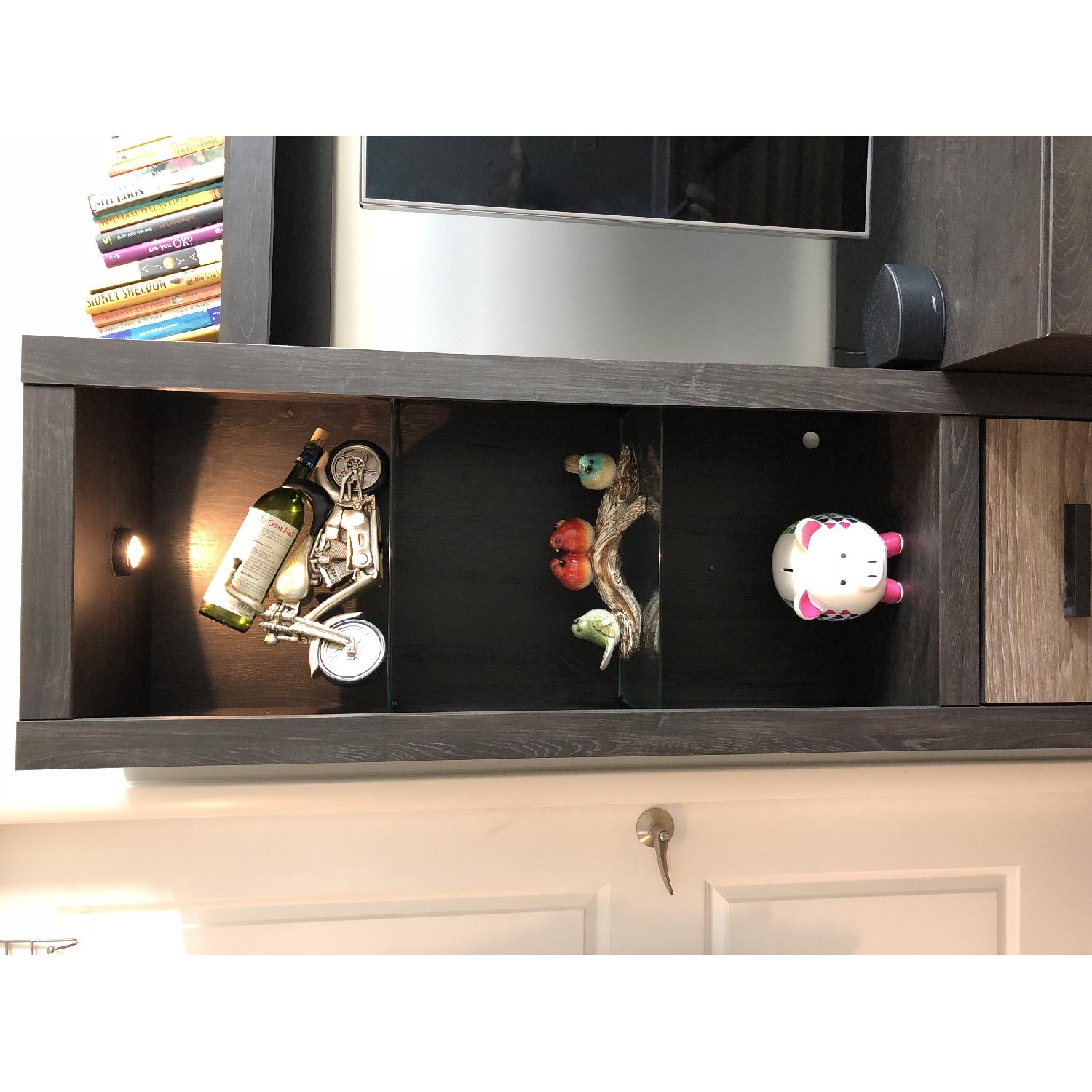 Ashley Harlinton 4 Piece Entertainment Center w/ Fireplace - image-1