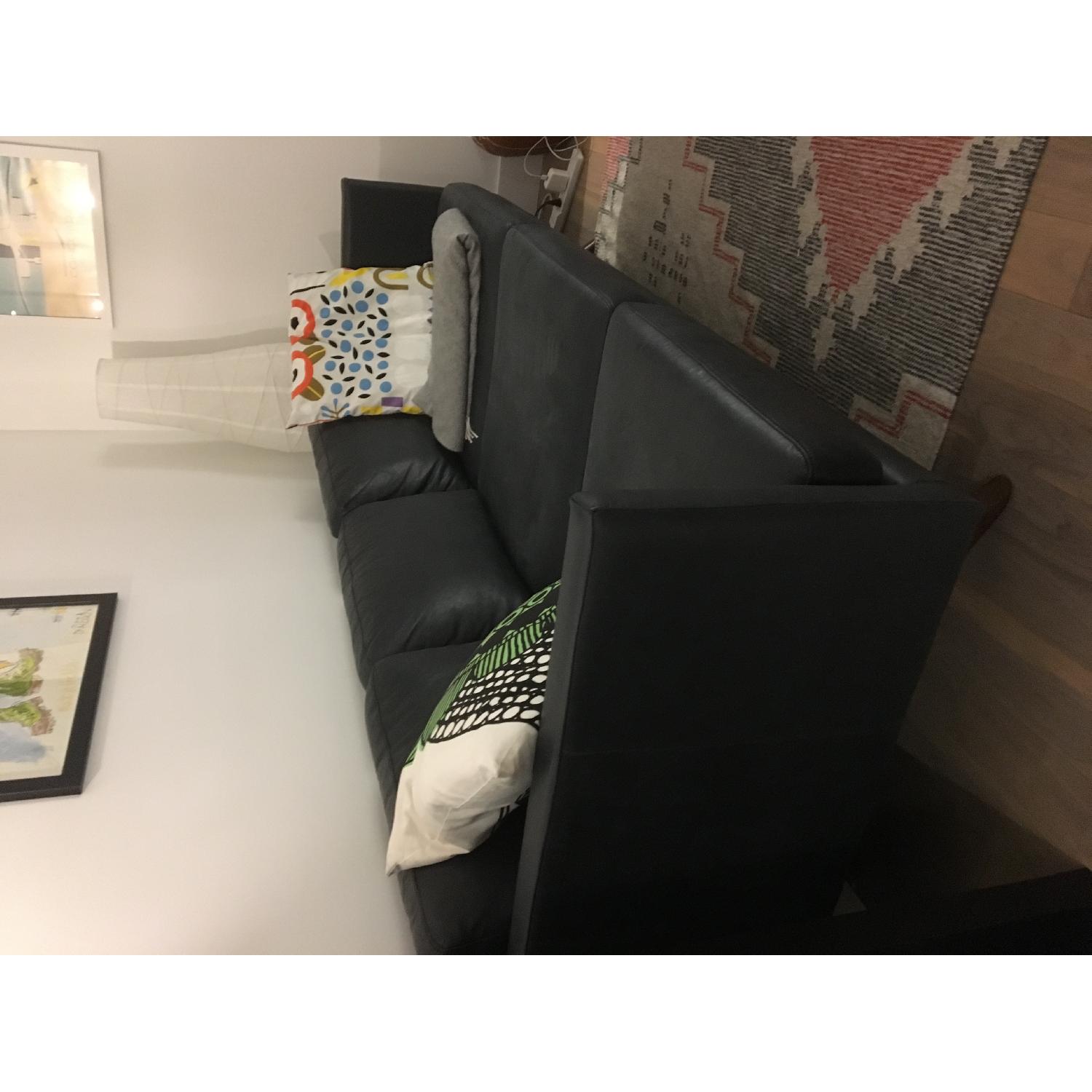 West Elm Brooklyn Leather Sofa - image-3