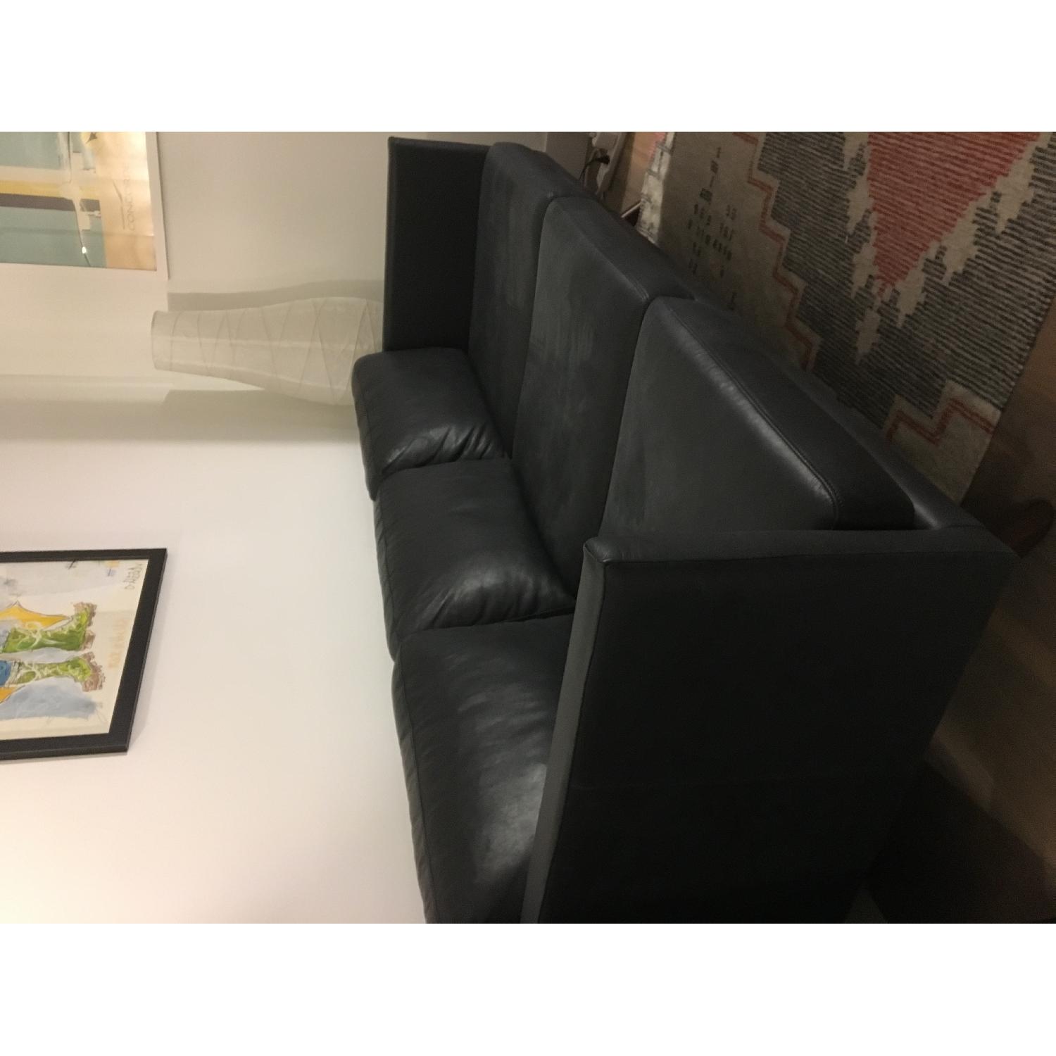 West Elm Brooklyn Leather Sofa - image-4