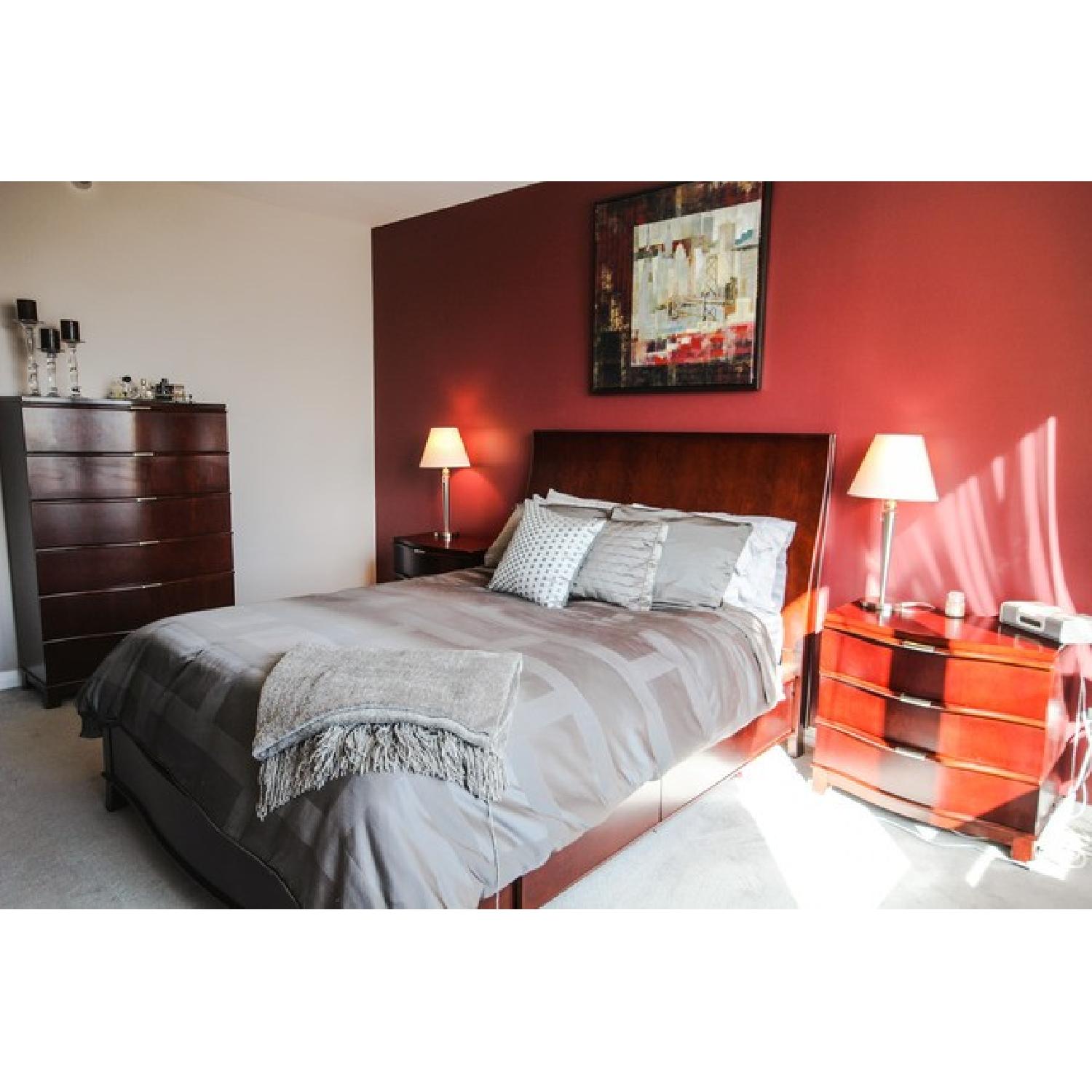 Contemporary Dark Wood 6-Drawer Dresser - image-2