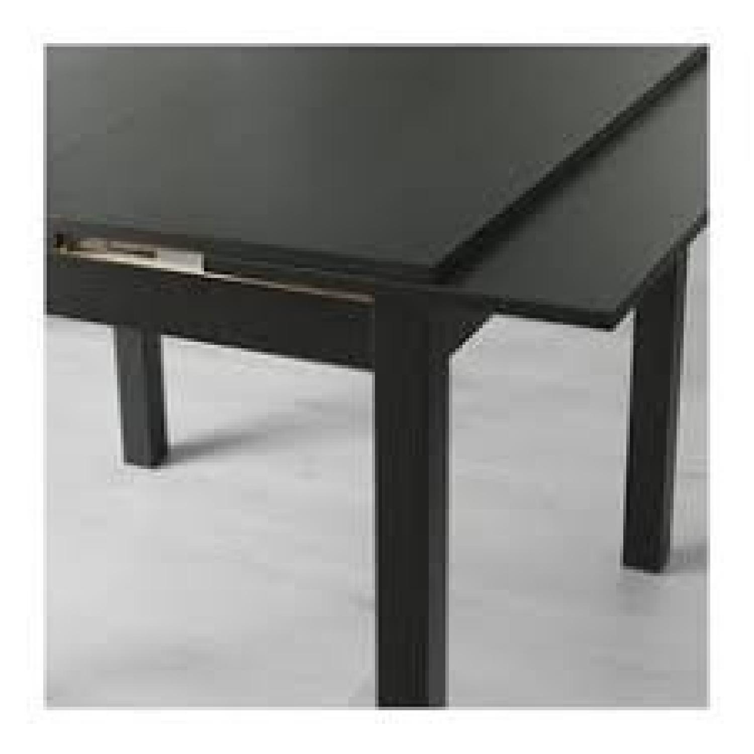 Ikea Bjursta Black Brown Extendable Table w/ 2 Chairs - image-2