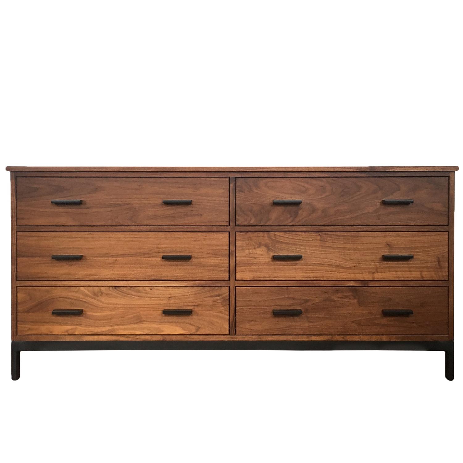 Room & Board Linear 67w 20d 32h Walnut Six-Drawer Dresser Room & Board Linear 67w 20d 32h Walnut Six-Drawer Dresser