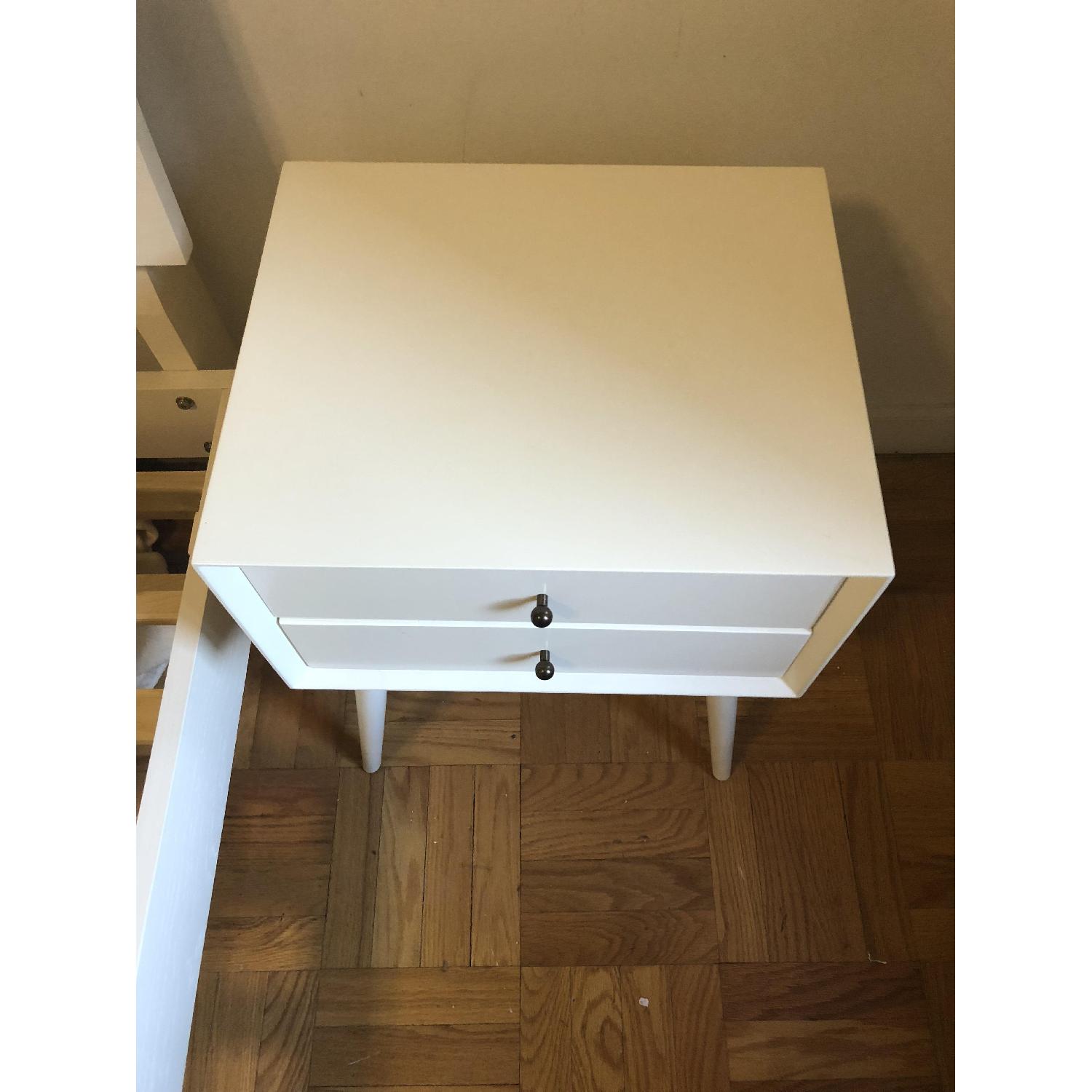 West Elm MidCentury Nightstands in White AptDeco