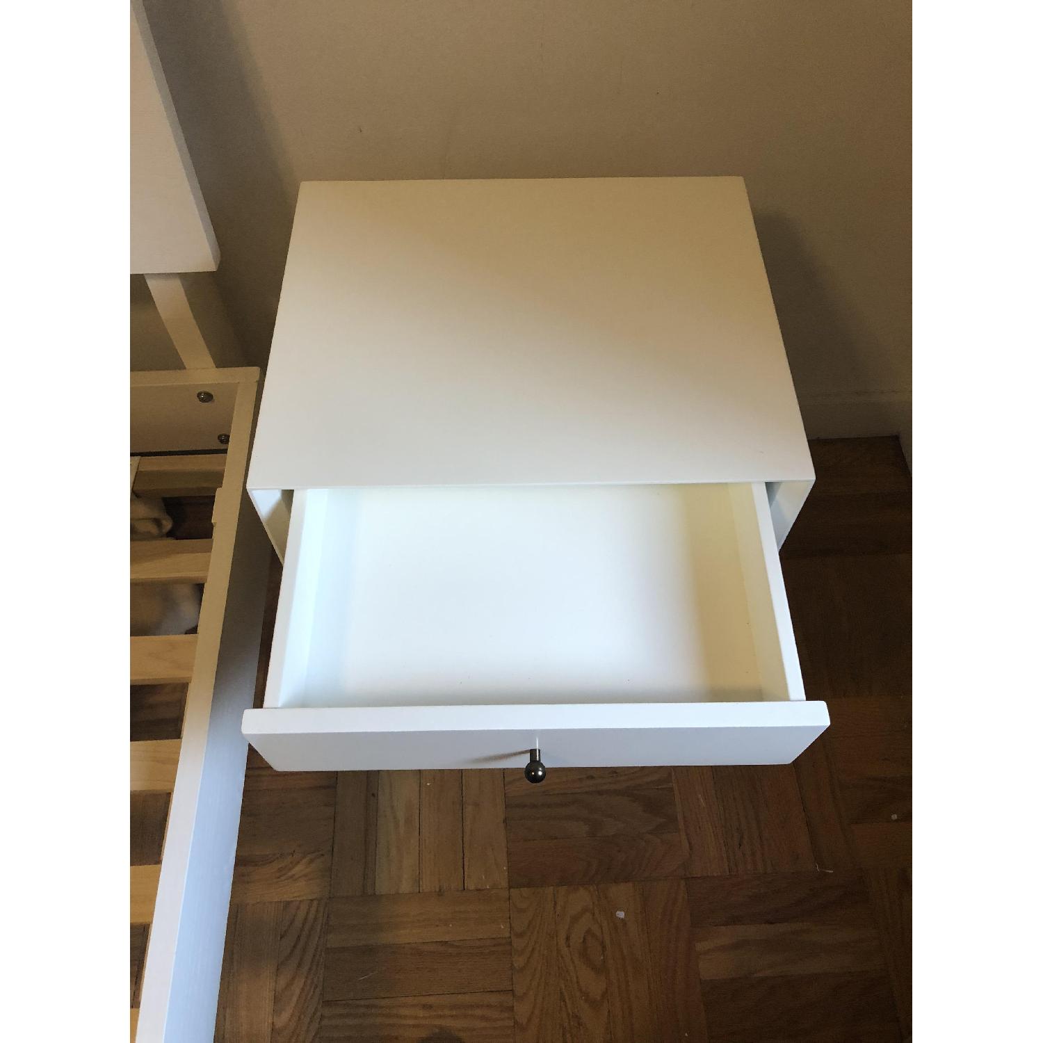 West Elm MidCentury Nightstands in White AptDeco