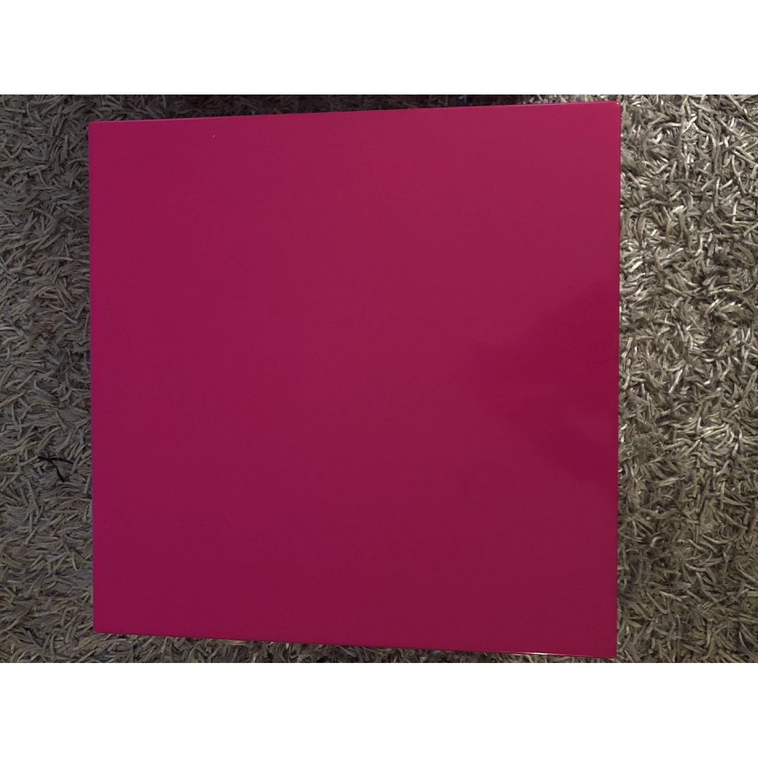 CB2 City Slicker Pink Side Tables - image-5