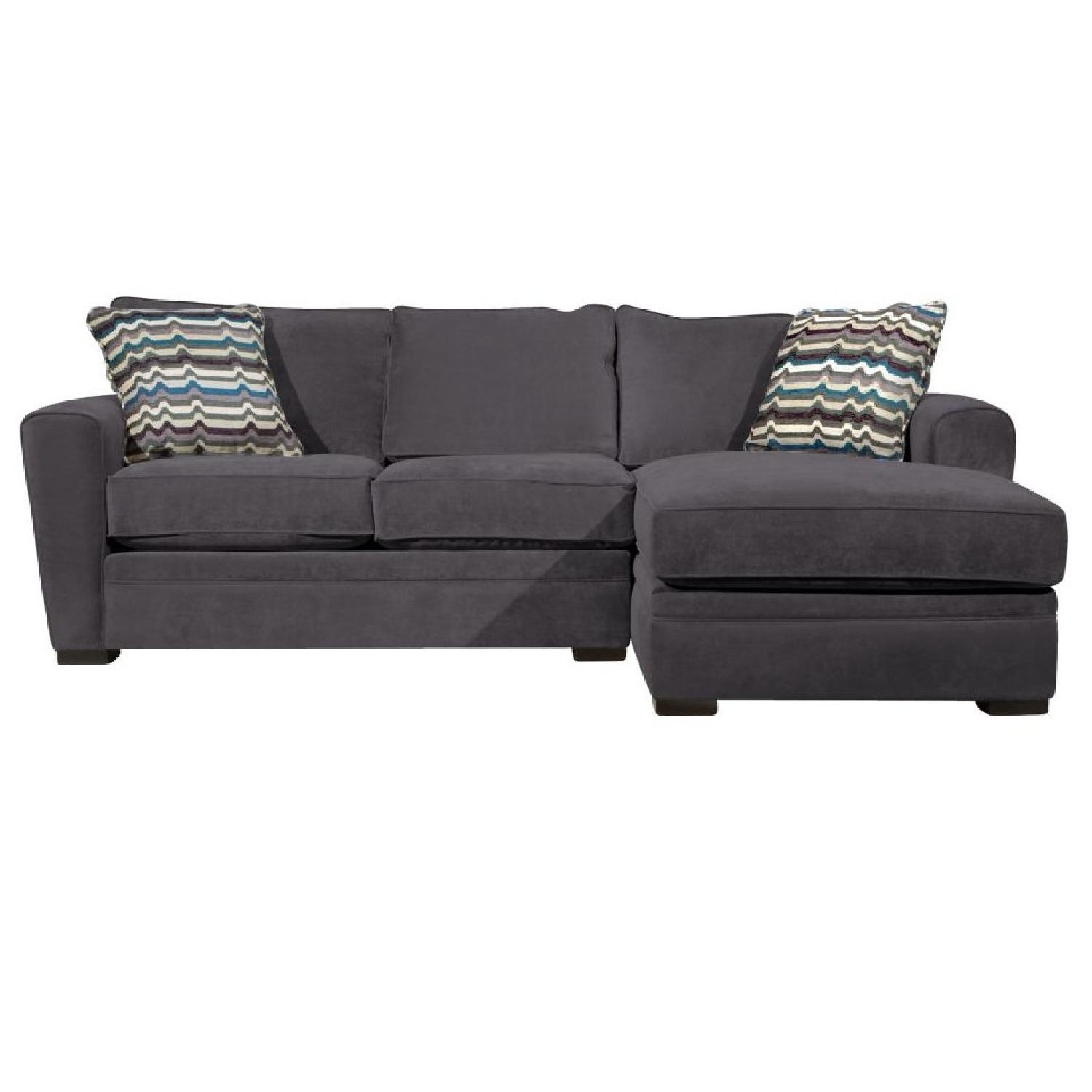 Raymour & Flanigan Artemis Sectional Sofa w/ Chaise - AptDeco