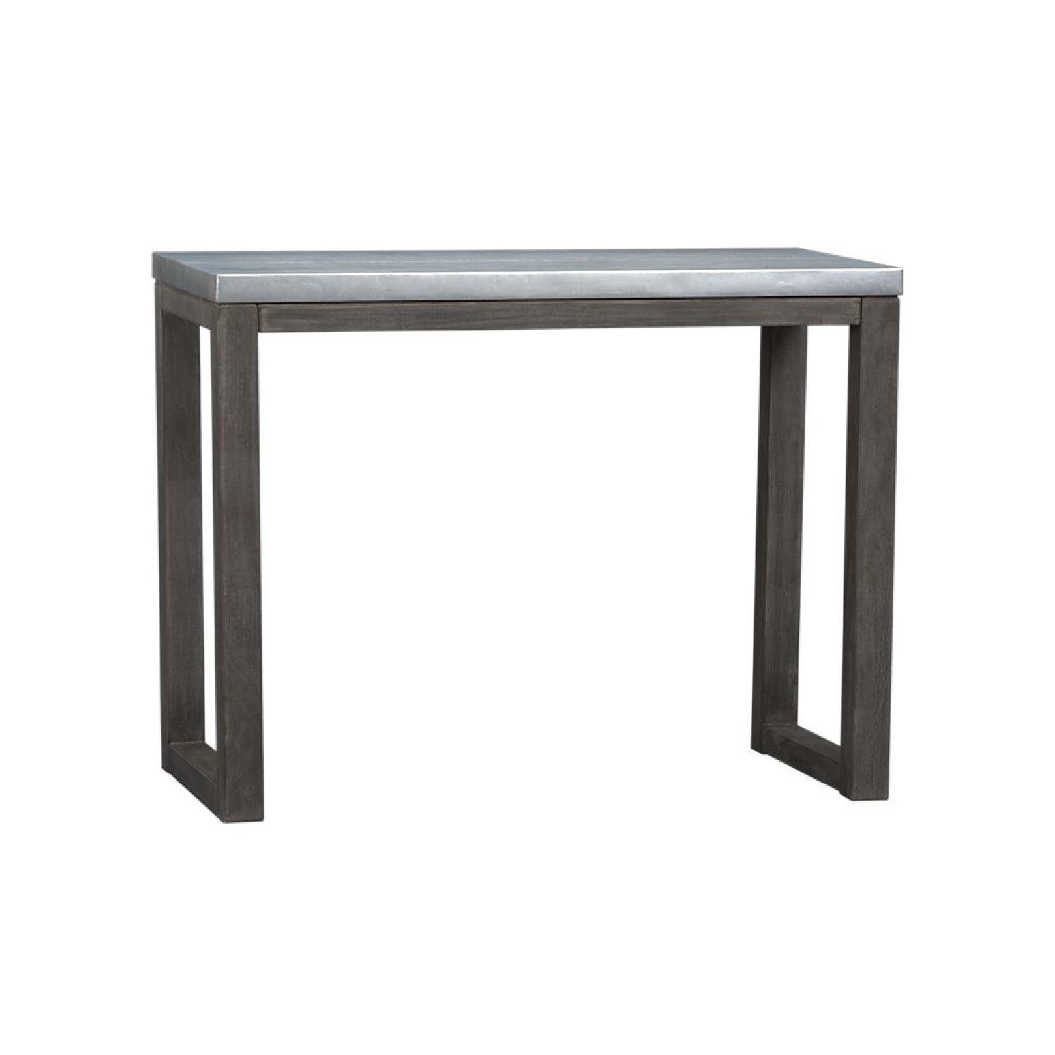 CB2 Stern Metal Counter Bar Table - image-0