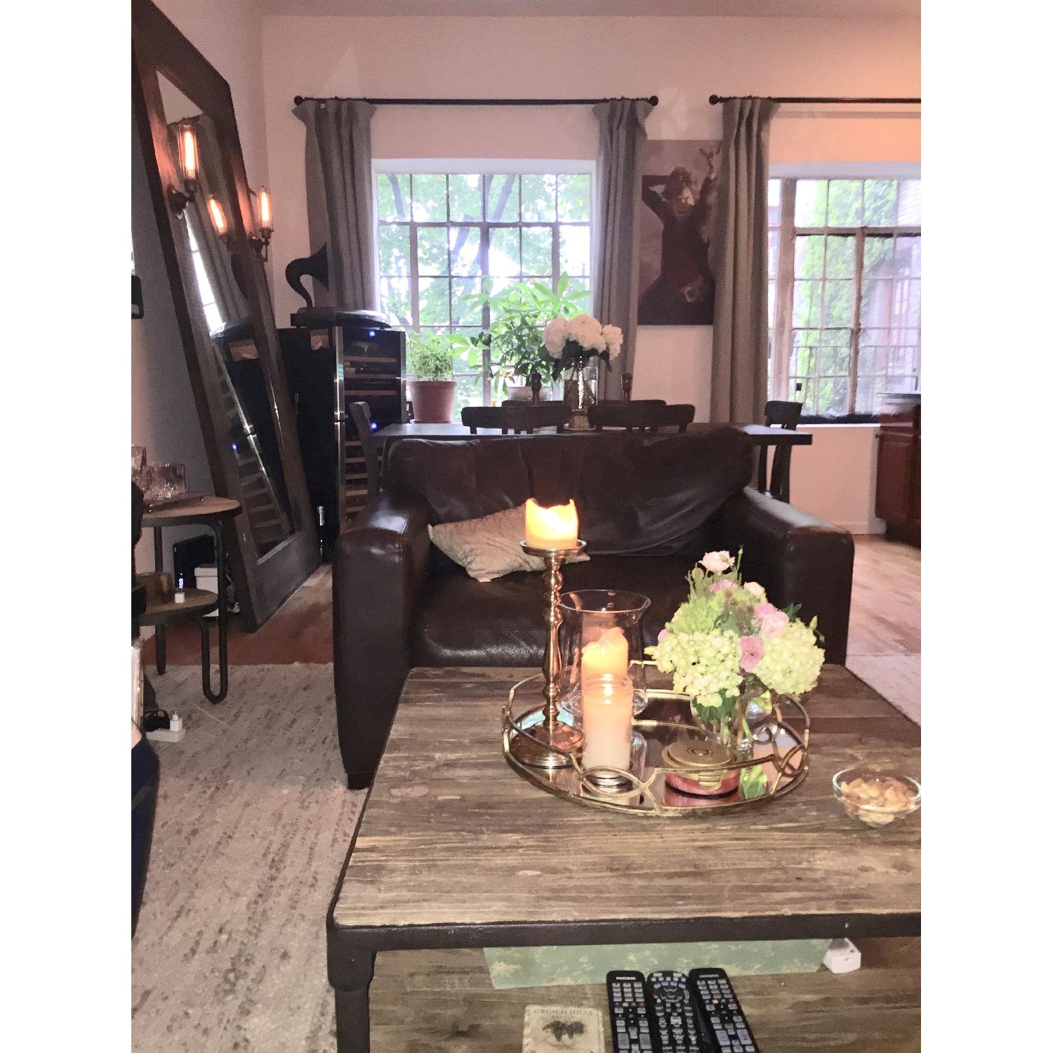 Restoration Hardware Dutch Industrial Square Coffee Table - image-2