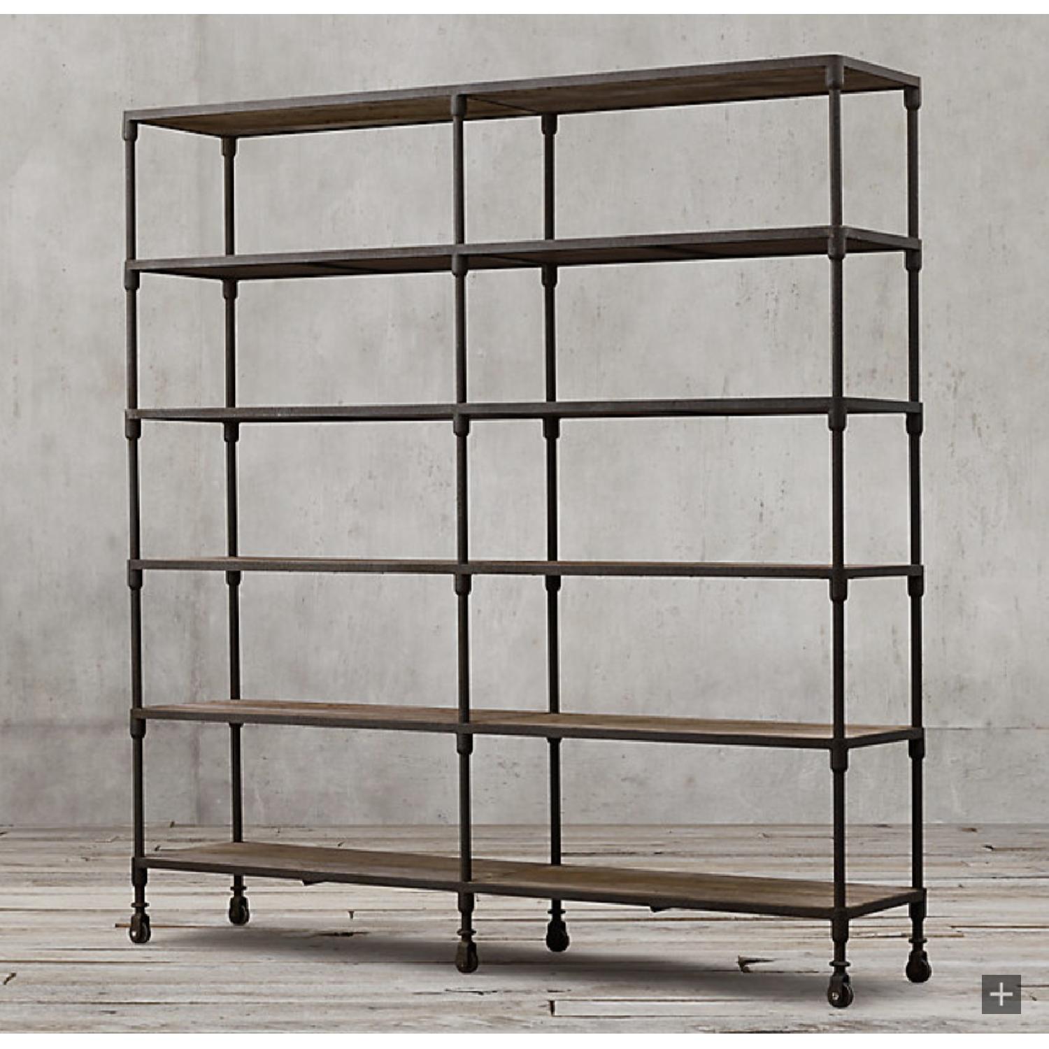 Restoration Hardware Dutch Industrial Double Shelving - image-1