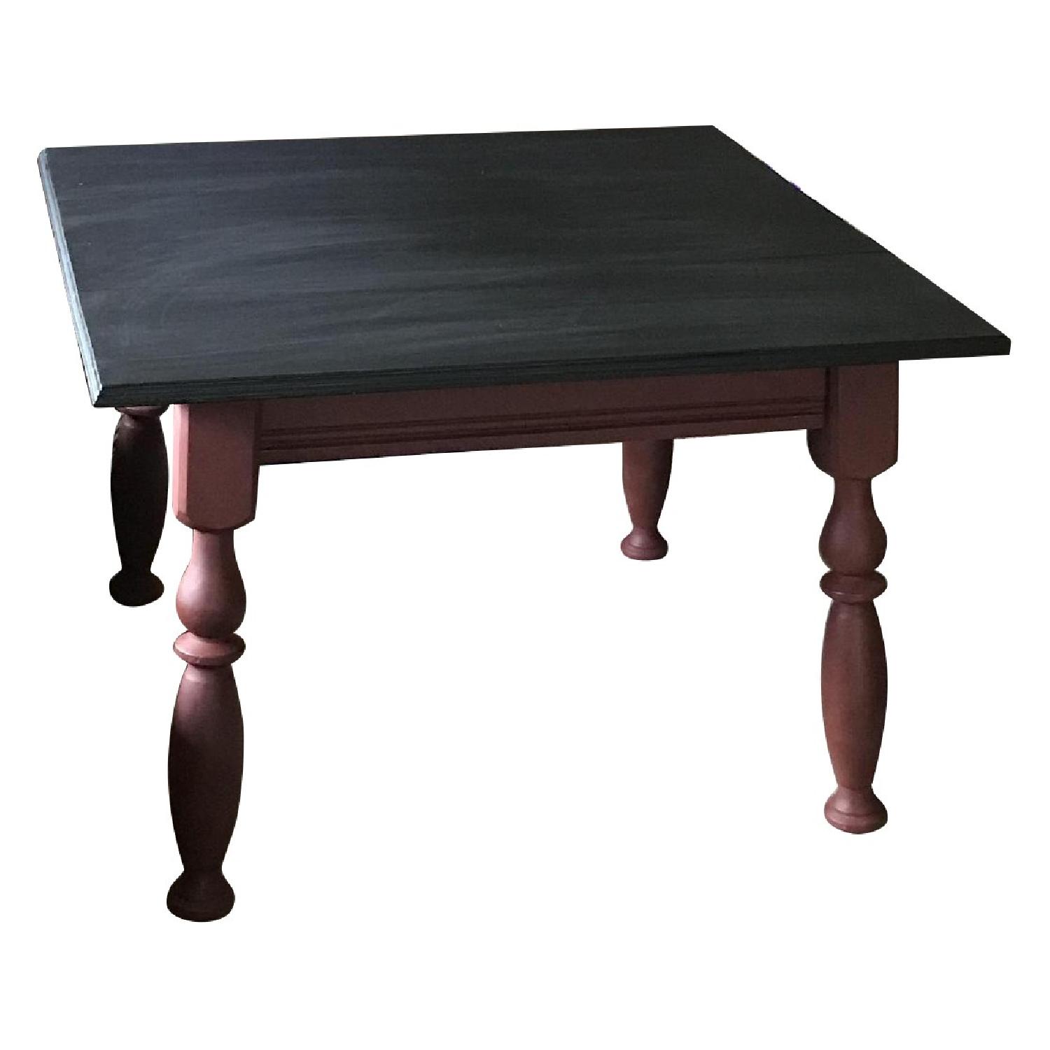 Pottery Barn Chalkboard Top Side Table AptDeco