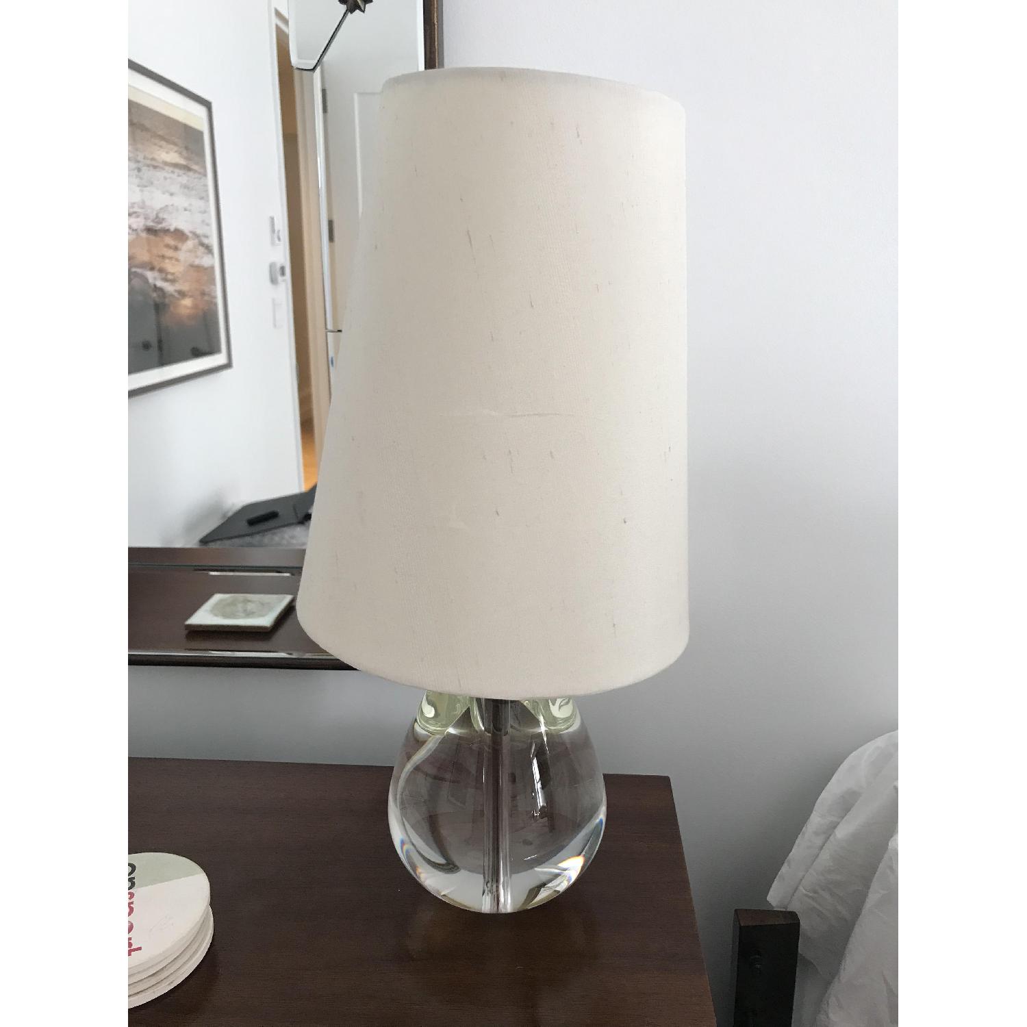 Jonathan Adler Robert Abbey Crystal Teardrop Lamp - image-3