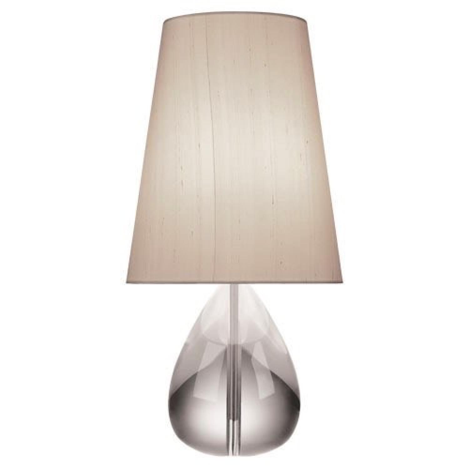 Jonathan Adler Robert Abbey Crystal Teardrop Lamp - image-0