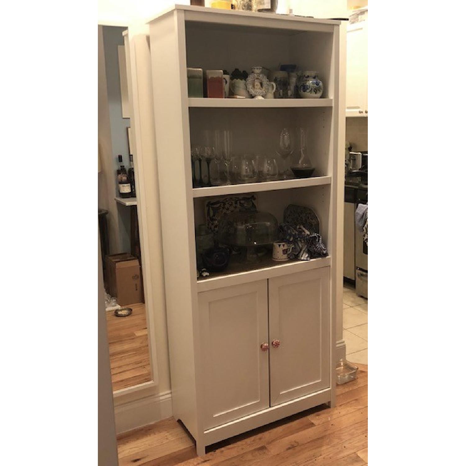 Joss & Main White Storage Cabinet - image-1