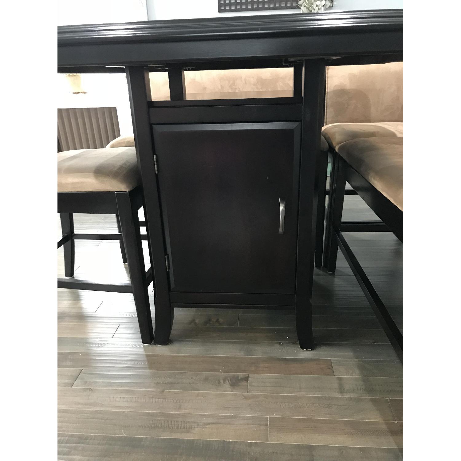 Ashley Brown & Beige 5-Piece Dining Set - image-1