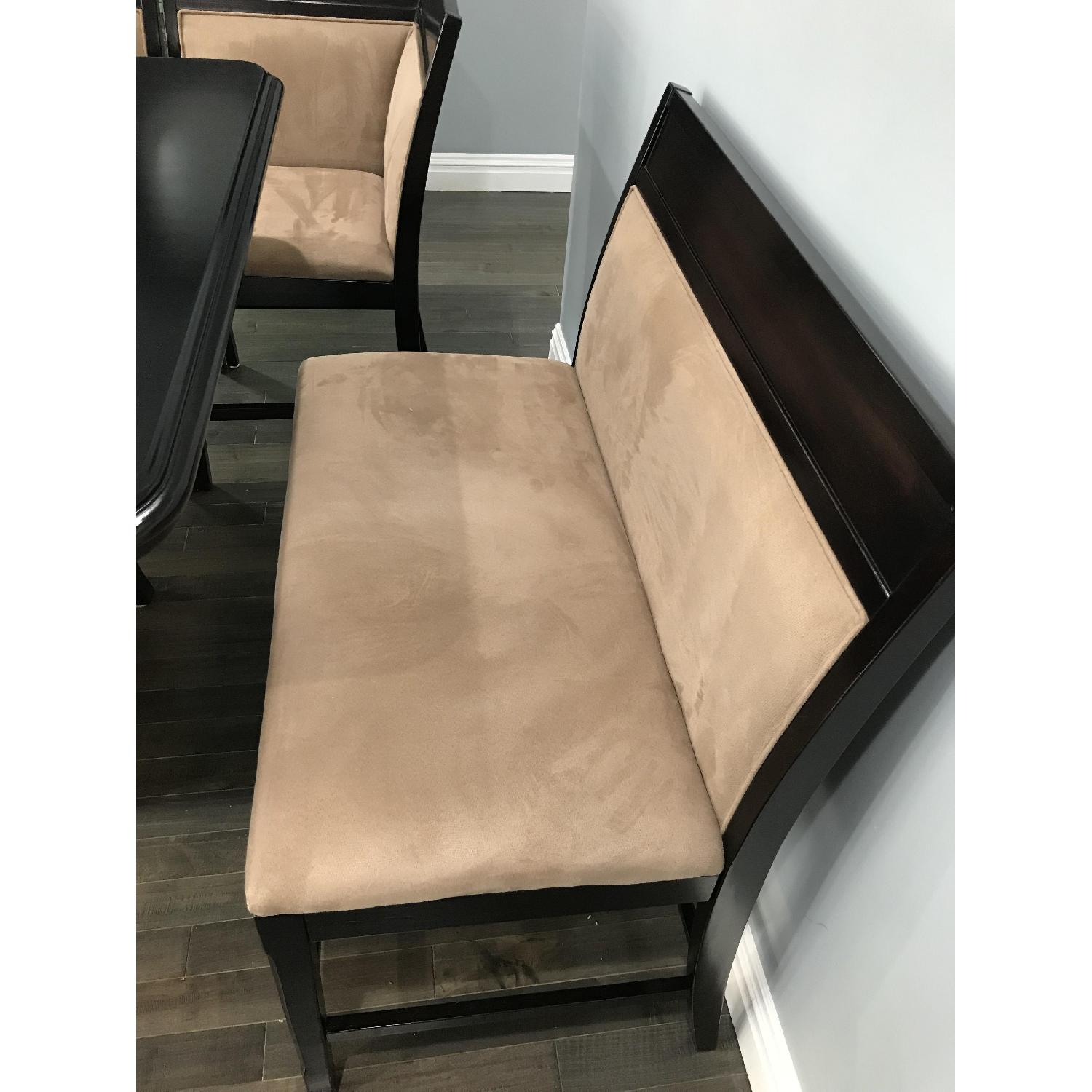 Ashley Brown & Beige 5-Piece Dining Set - image-5