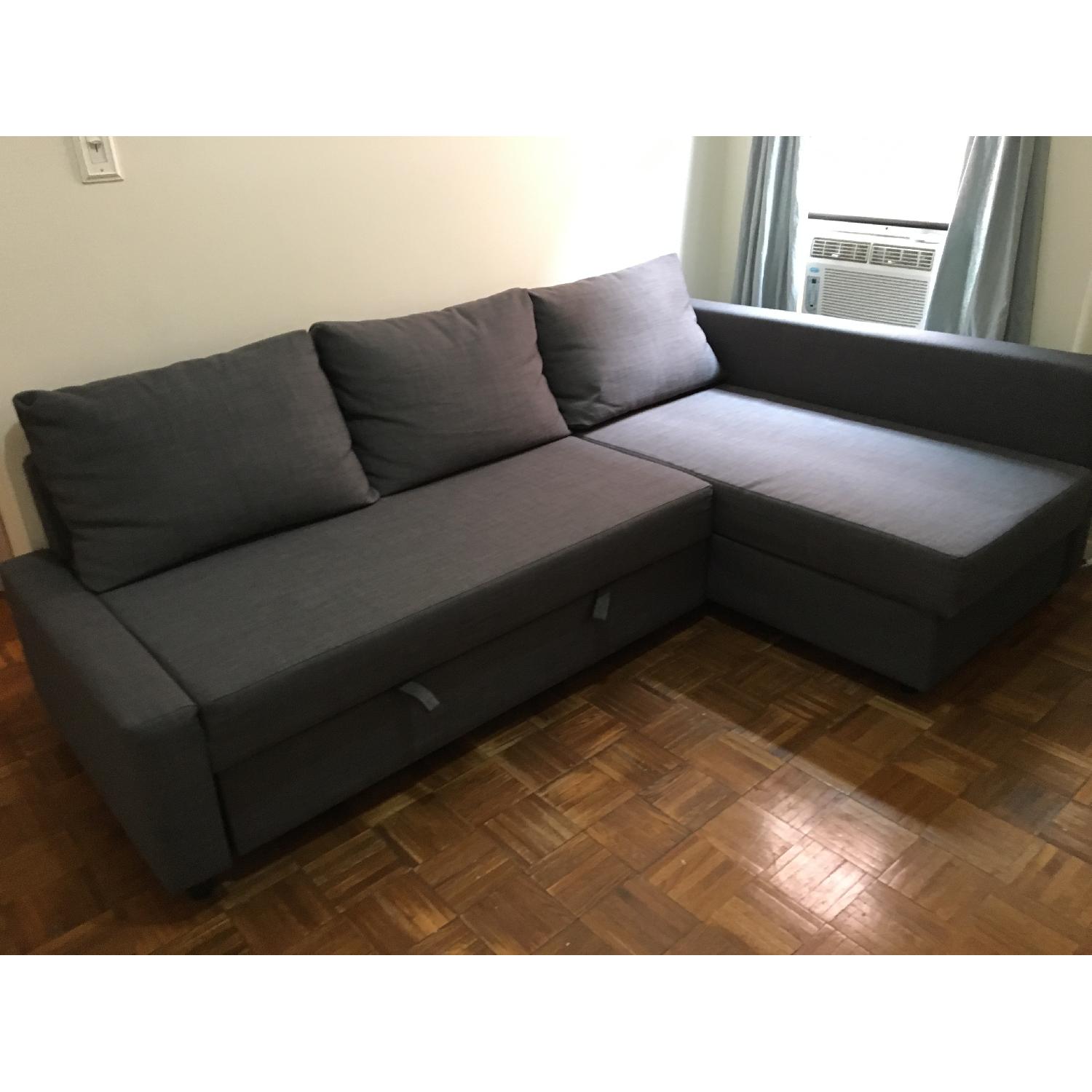 Ikea Friheten Sofa Bed w/ Chaise - image-1