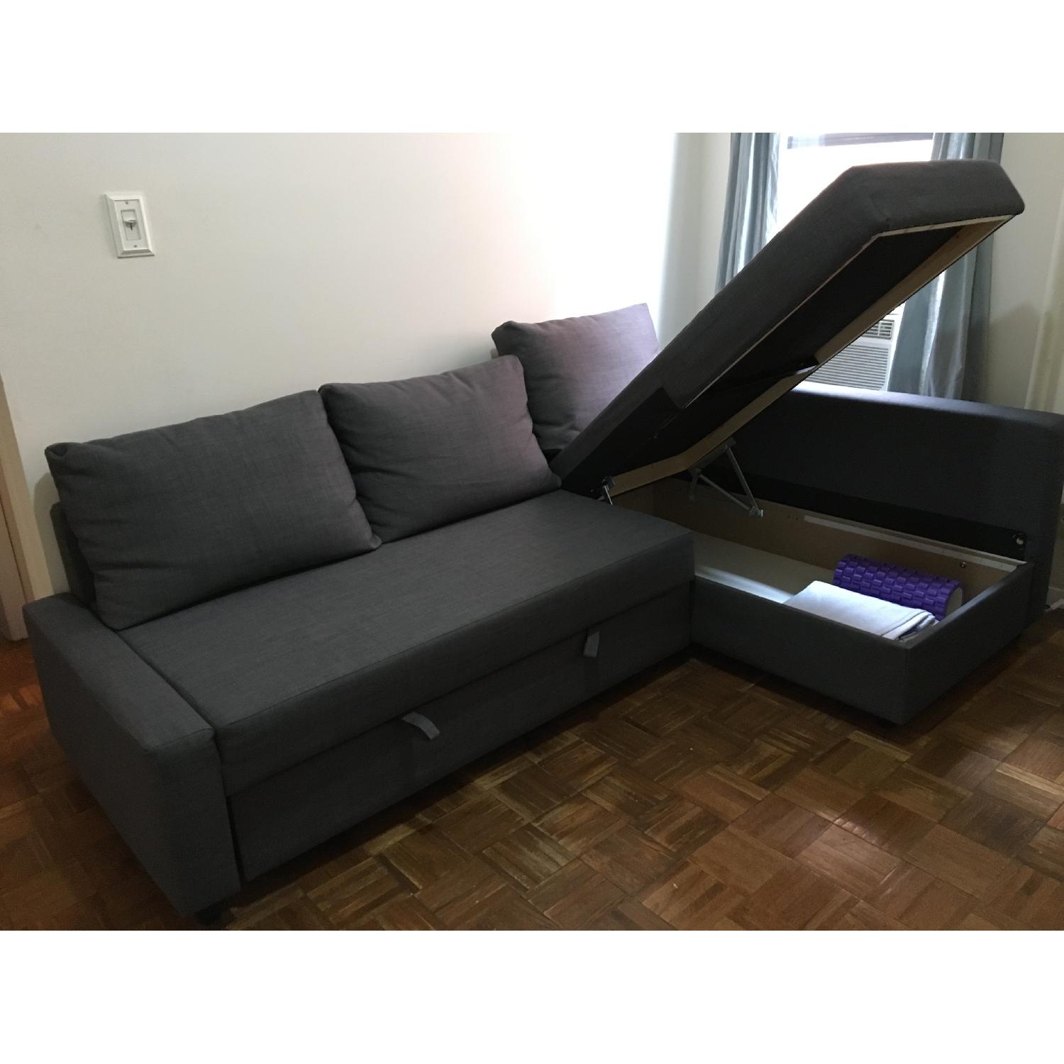 Ikea Friheten Sofa Bed w/ Chaise - image-2