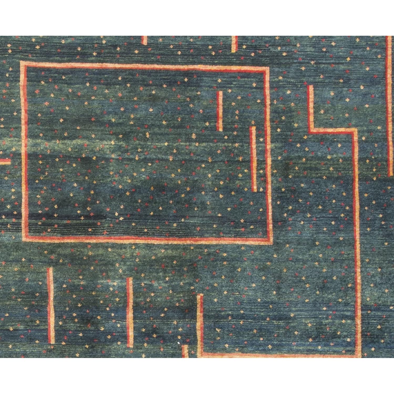 Modern Contemporary Hand Knotted Wool Rug - image-1
