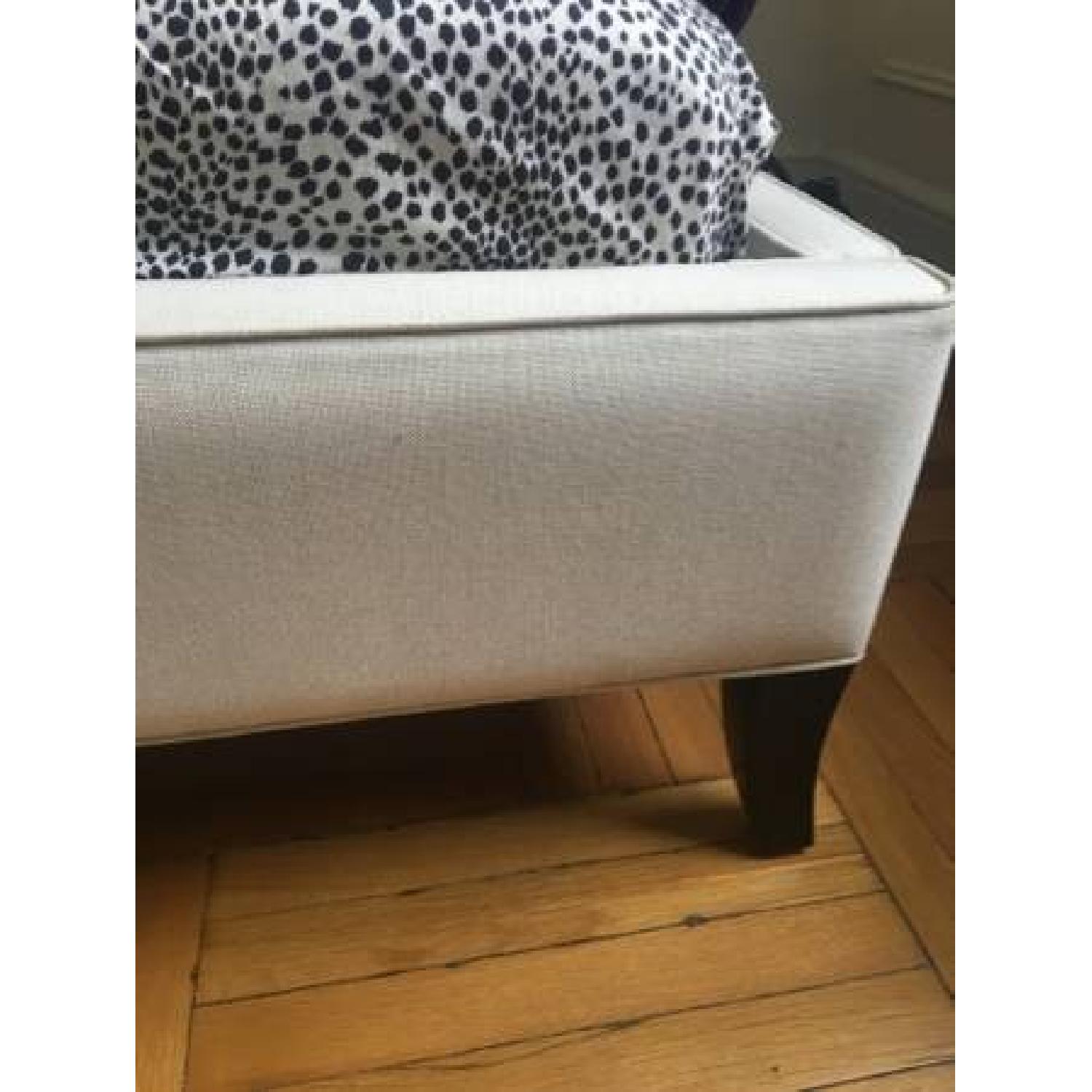 Crate & Barrel Colette Upholstered Bed - image-4