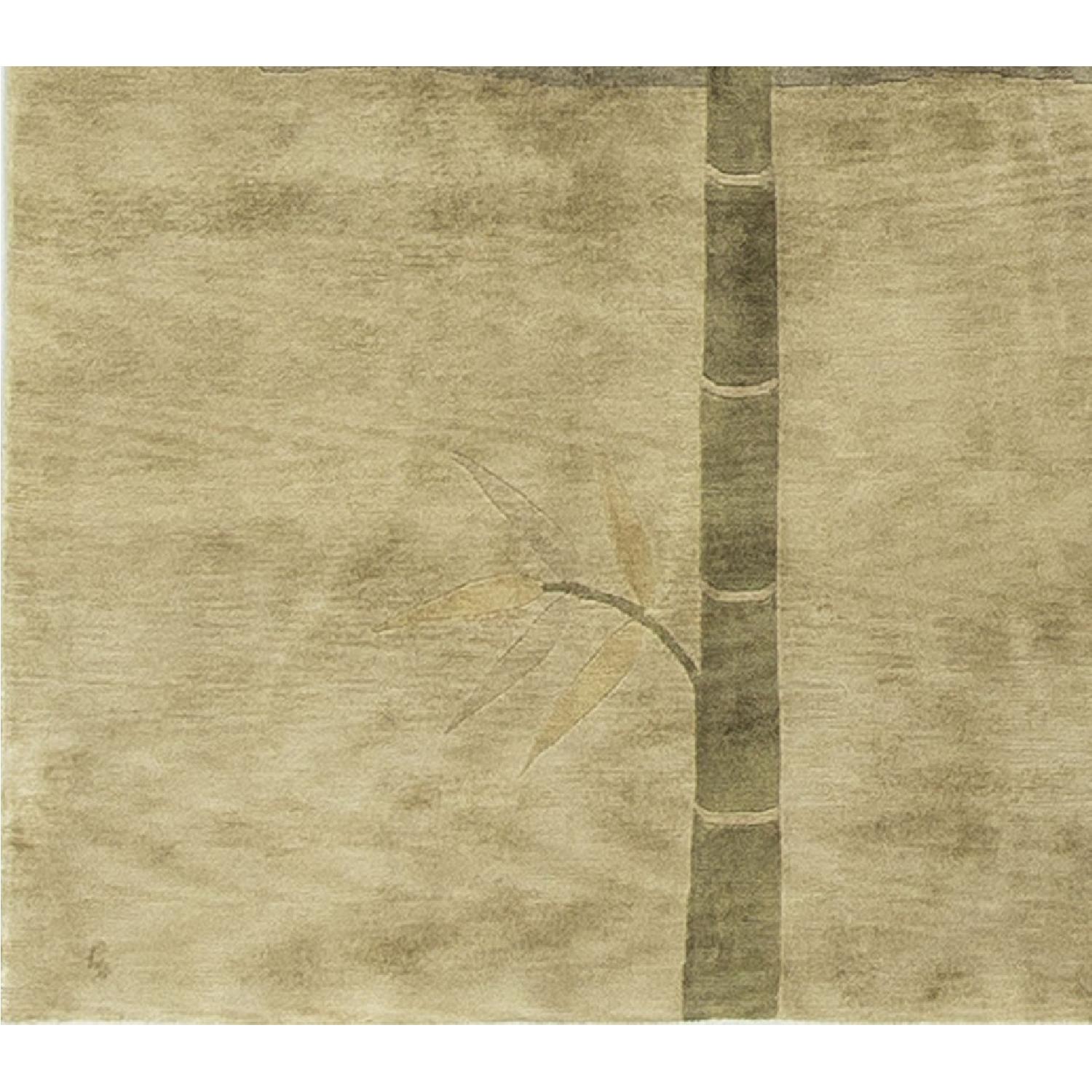 Modern Contemporary Hand Knotted Wool Rug - image-2