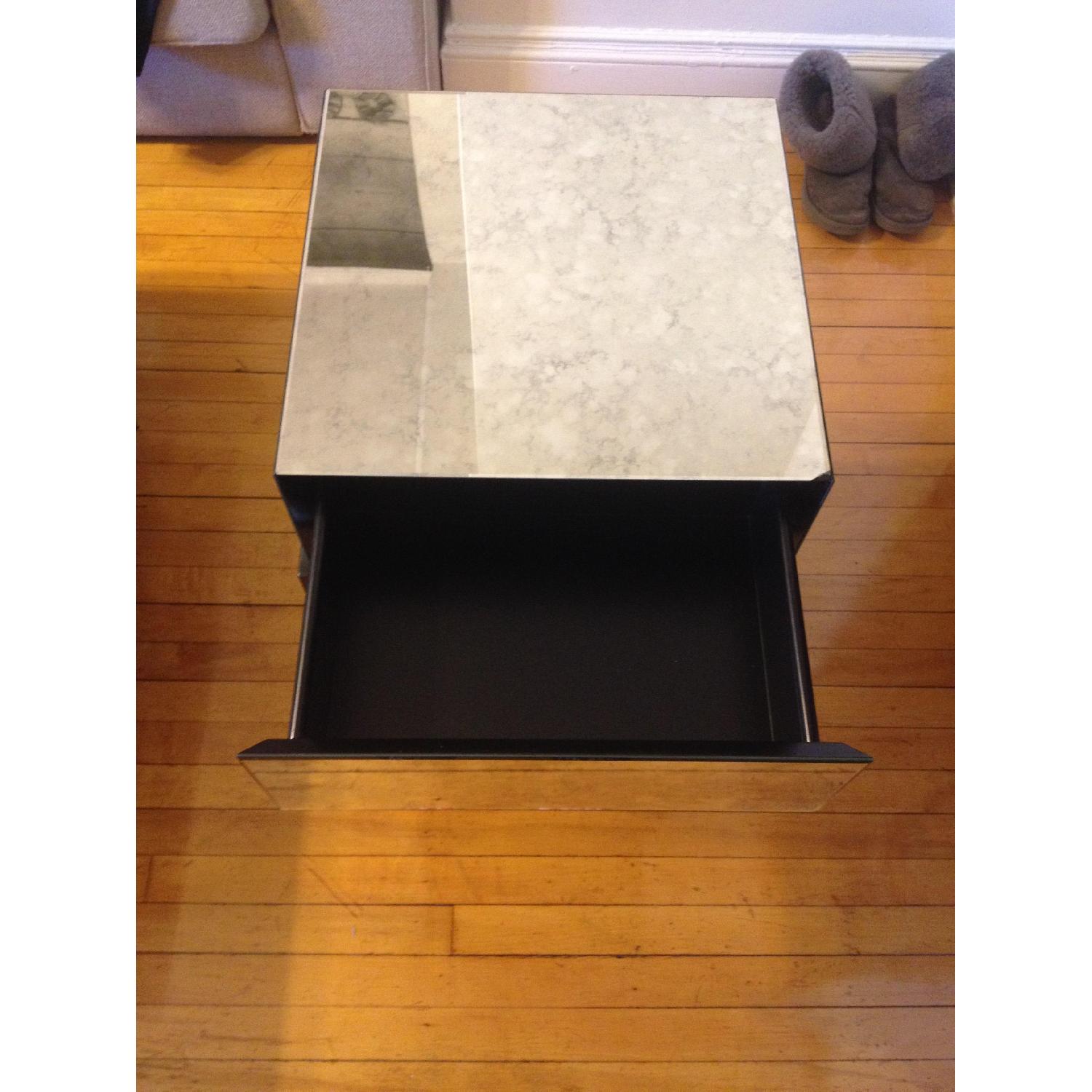 West Elm Mirrored Nightstand - image-3